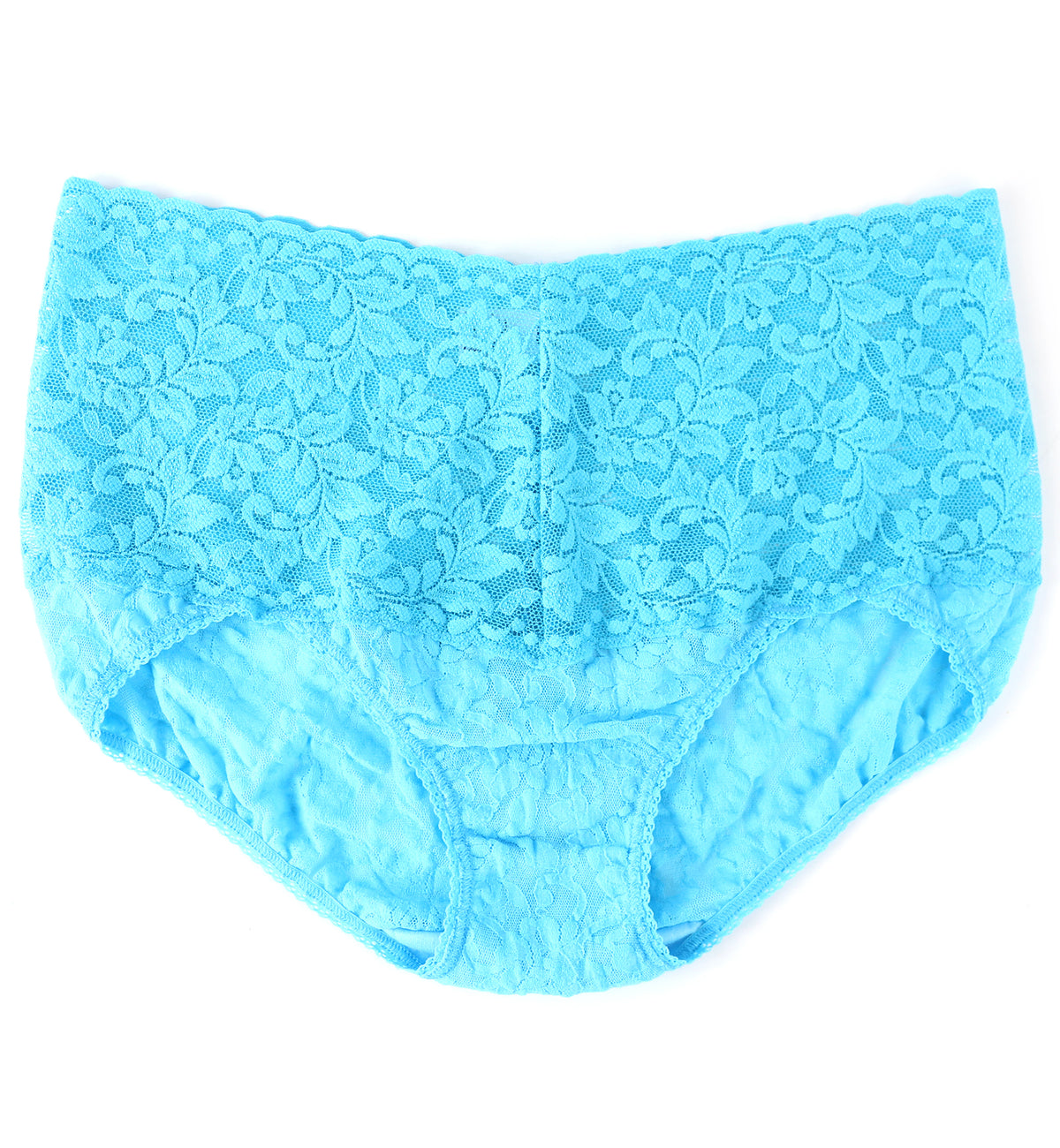 Hanky Panky Retro Lace V-kini (9K2124),Medium,Tempting Turquoise - Tempting Turquoise,Medium