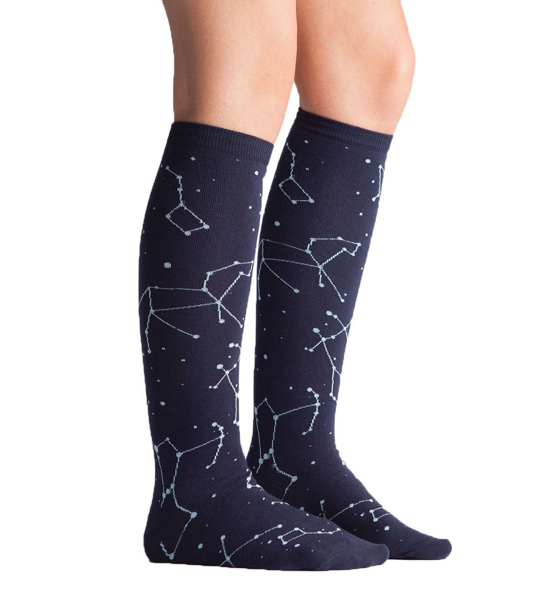 SOCK it to me Unisex Knee High Socks (f0180),Constellation - Constellation,One Size