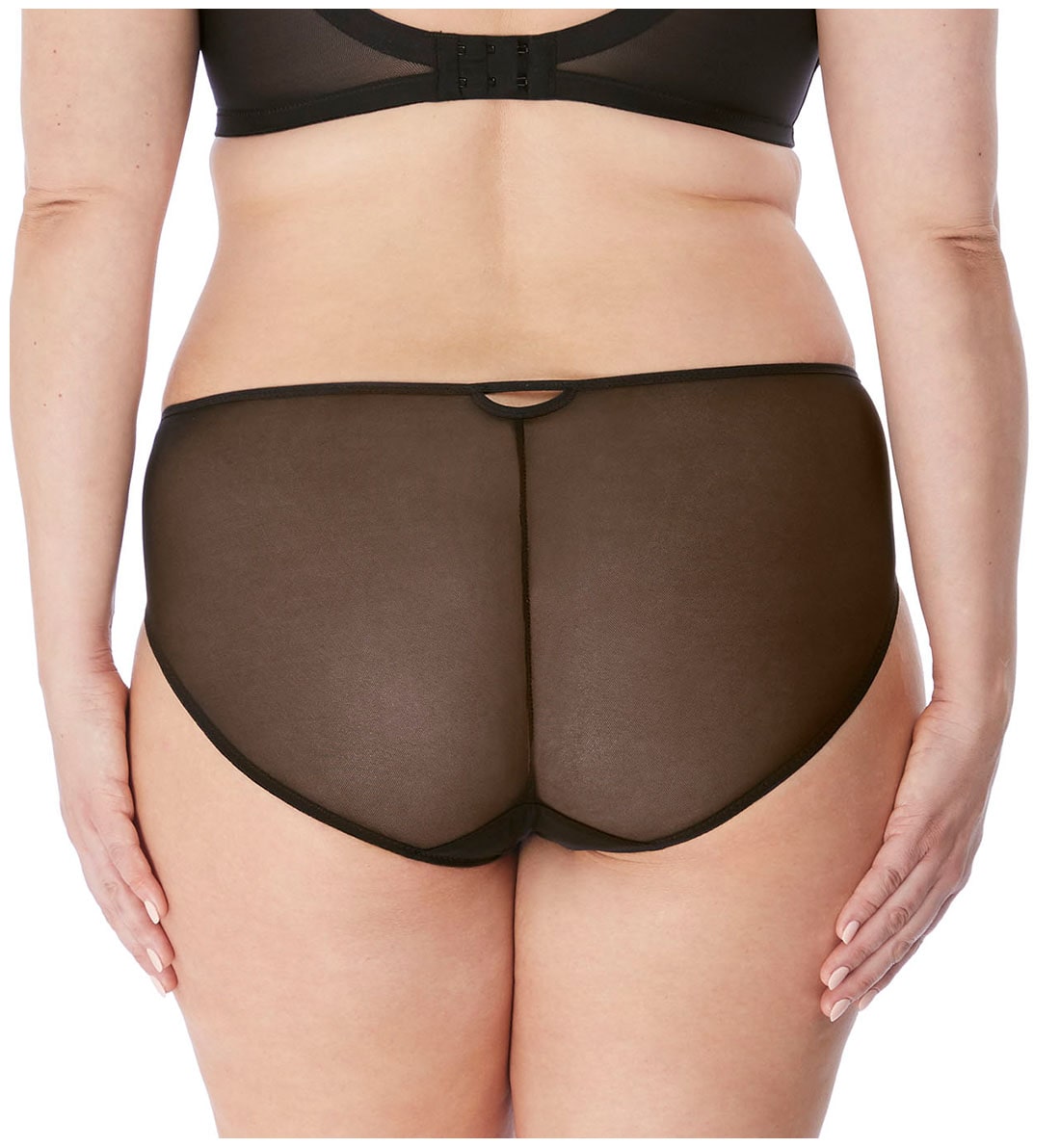 Elomi Sachi Matching Panty Brief (4355),Large,Black - Black,Large