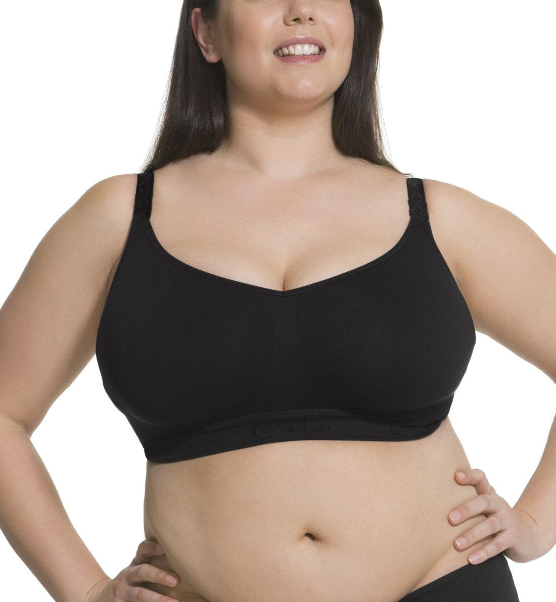 Sugar Candy by Cake Seamless Fuller Bust Everyday Softcup G-L (28-8005),30XS,Black - Black,XS