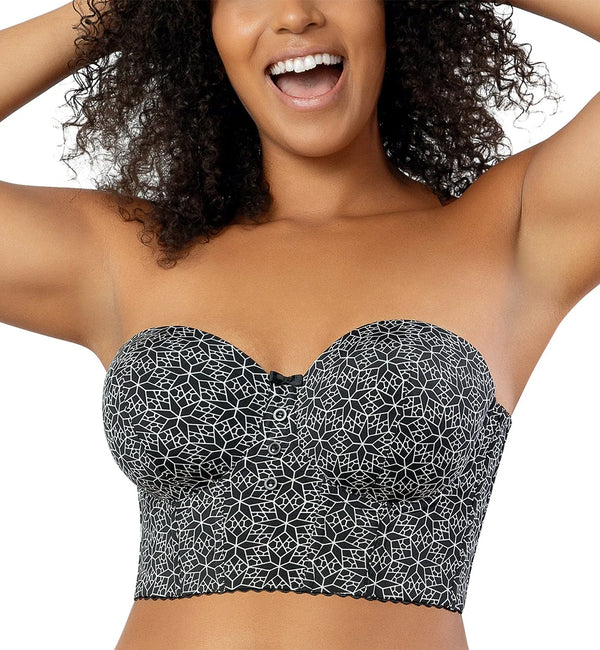 Parfait Marissa Molded Underwire Midi Bustier (P50117) - Black