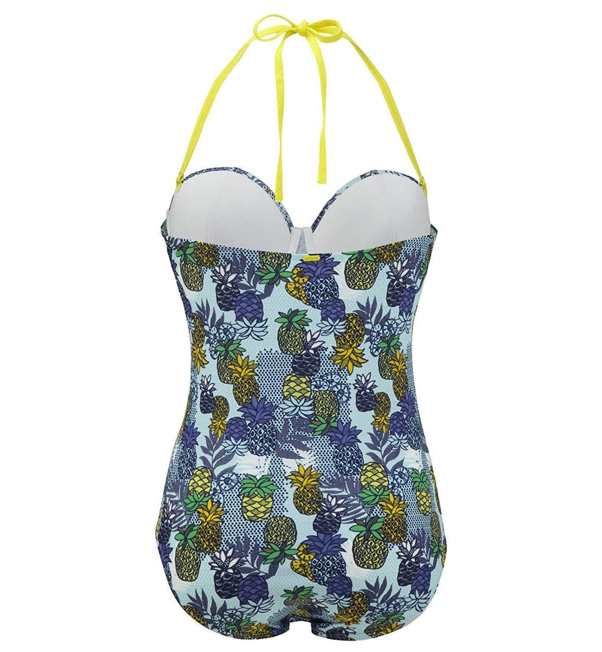 Cleo by Panache Carmen Padded Bandeau Strapless Swimsuit (CW0110),28D,Tropical Print - Tropical Print,28D