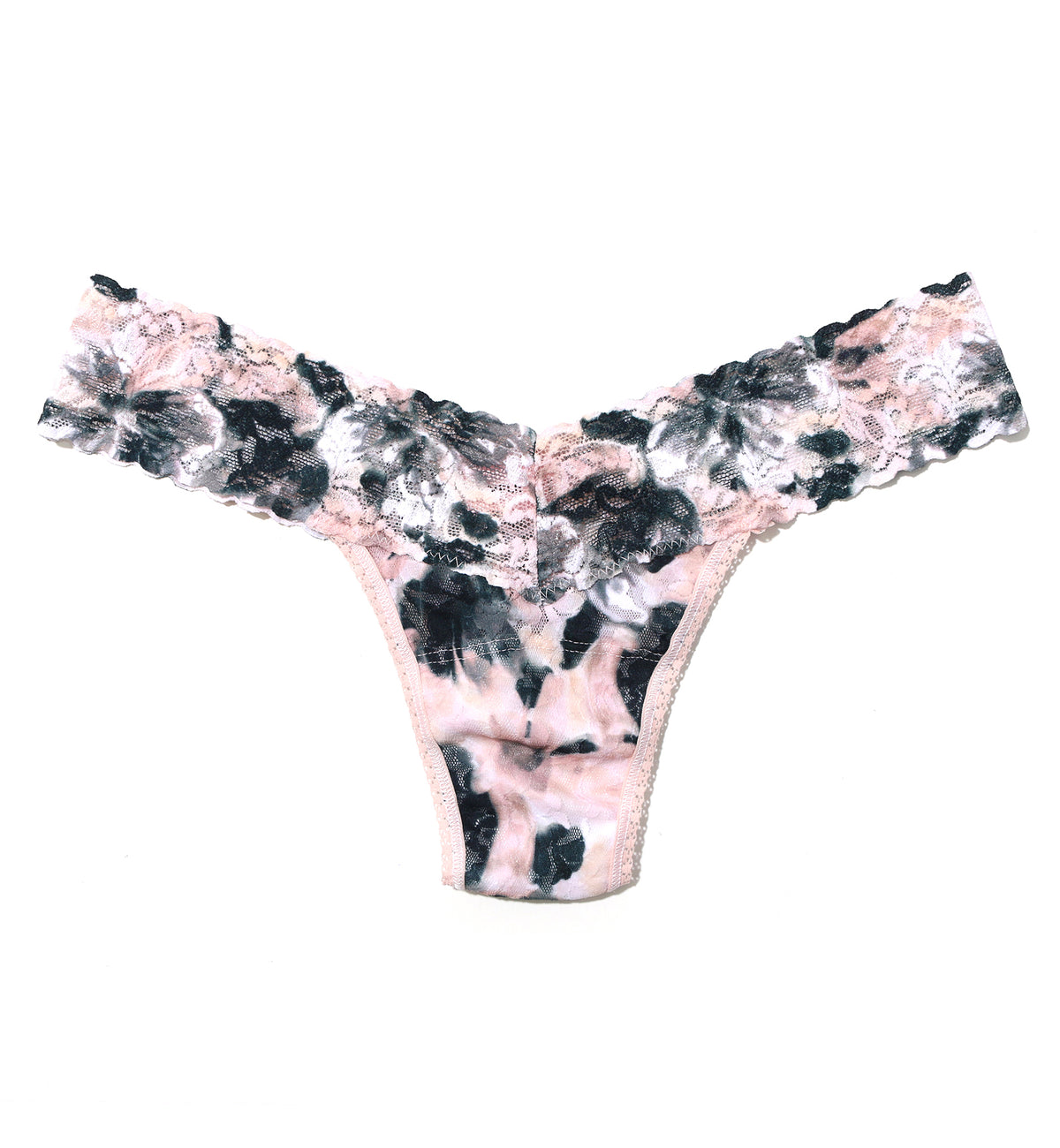 Hanky Panky Signature Lace Printed Low Rise Thong (PR4911P),Still Life - Still Life,One Size