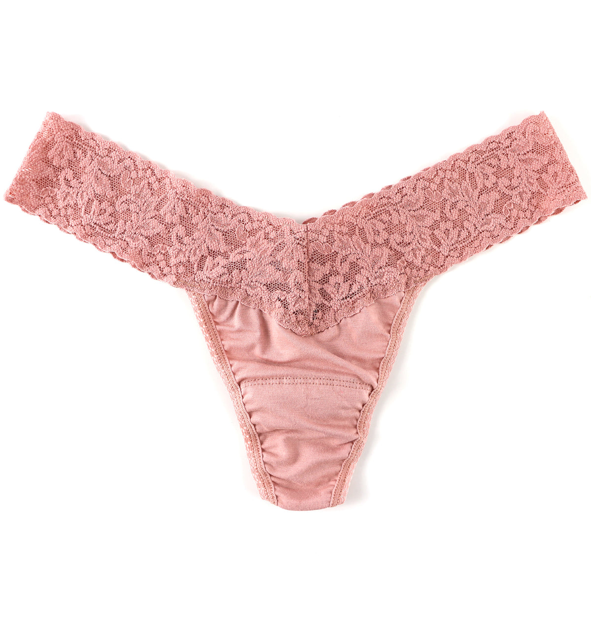 Hanky Panky Cotton Low Rise Thong (891581P),Rooibos - Rooibos,One Size