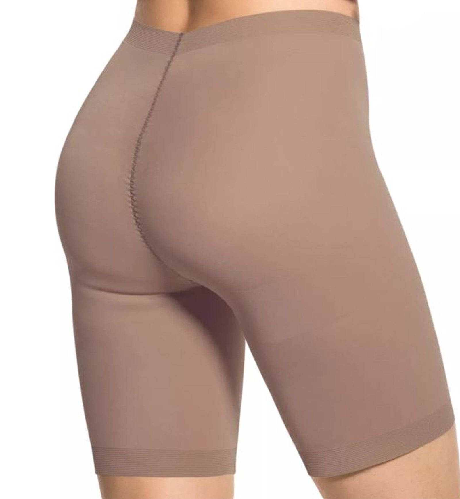 Leonisa Moderate Control Butt Enhancing Shaper Short (012671),Large,Natural - Natural,Large