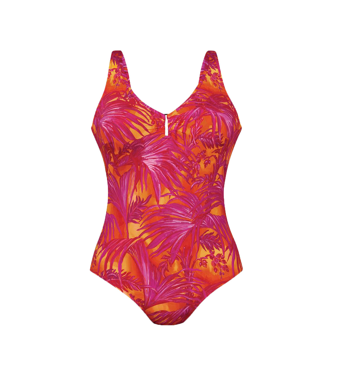 Anita Breezy Pink Camilla One Piece Swimsuit (7290),32D,Hydrangea - Hydrangea,32D