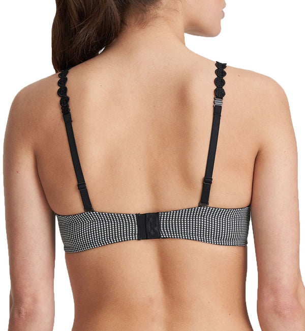 Marie Jo Tom Convertible Seamless Underwire Bra #0120826, 32A, Caffe Latte - Heart Shaped Cups, Polka Dot Straps 1 thumbnail image