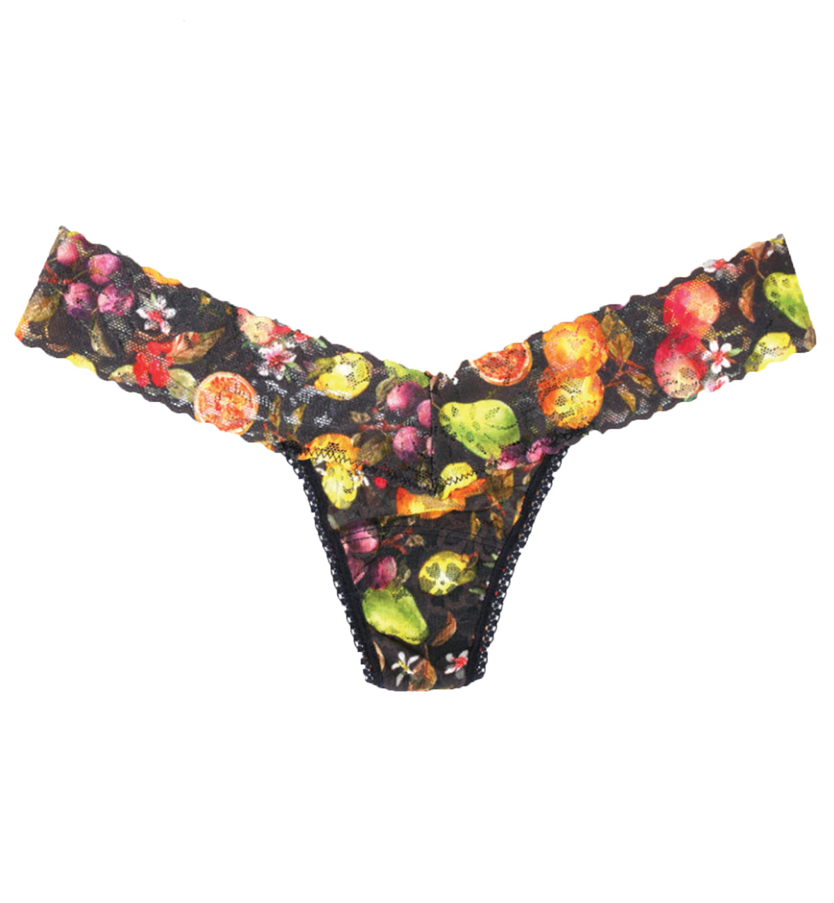 Hanky Panky Signature Lace Printed Low Rise Thong (PR4911P),Picnic for One - Picnic for One,One Size