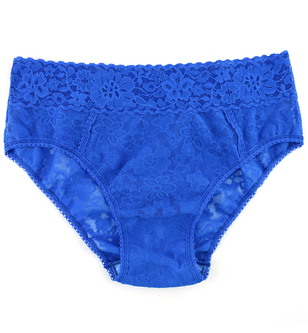 Hanky Panky Daily Lace Girl Brief (772441),XS,Bold Blue - Bold Blue,XS