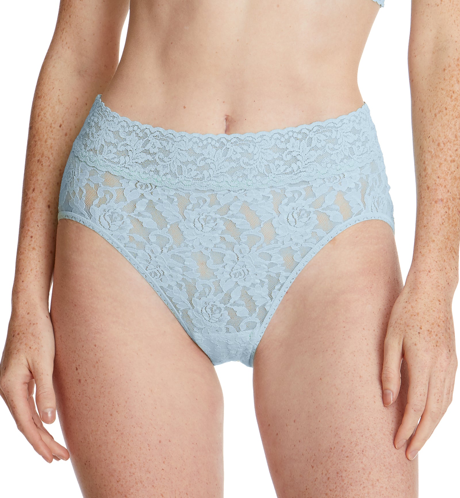 Hanky Panky Signature Lace French Brief (461),Small,Partly Cloudy - Partly Cloudy,Small