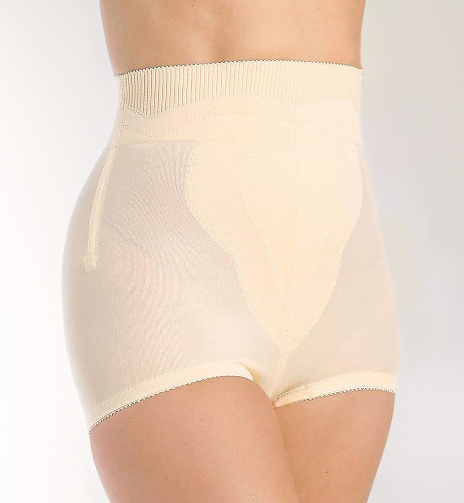 Rago Medium Control High Waist Shaping Panty (6296),Small,Beige - Beige,Small