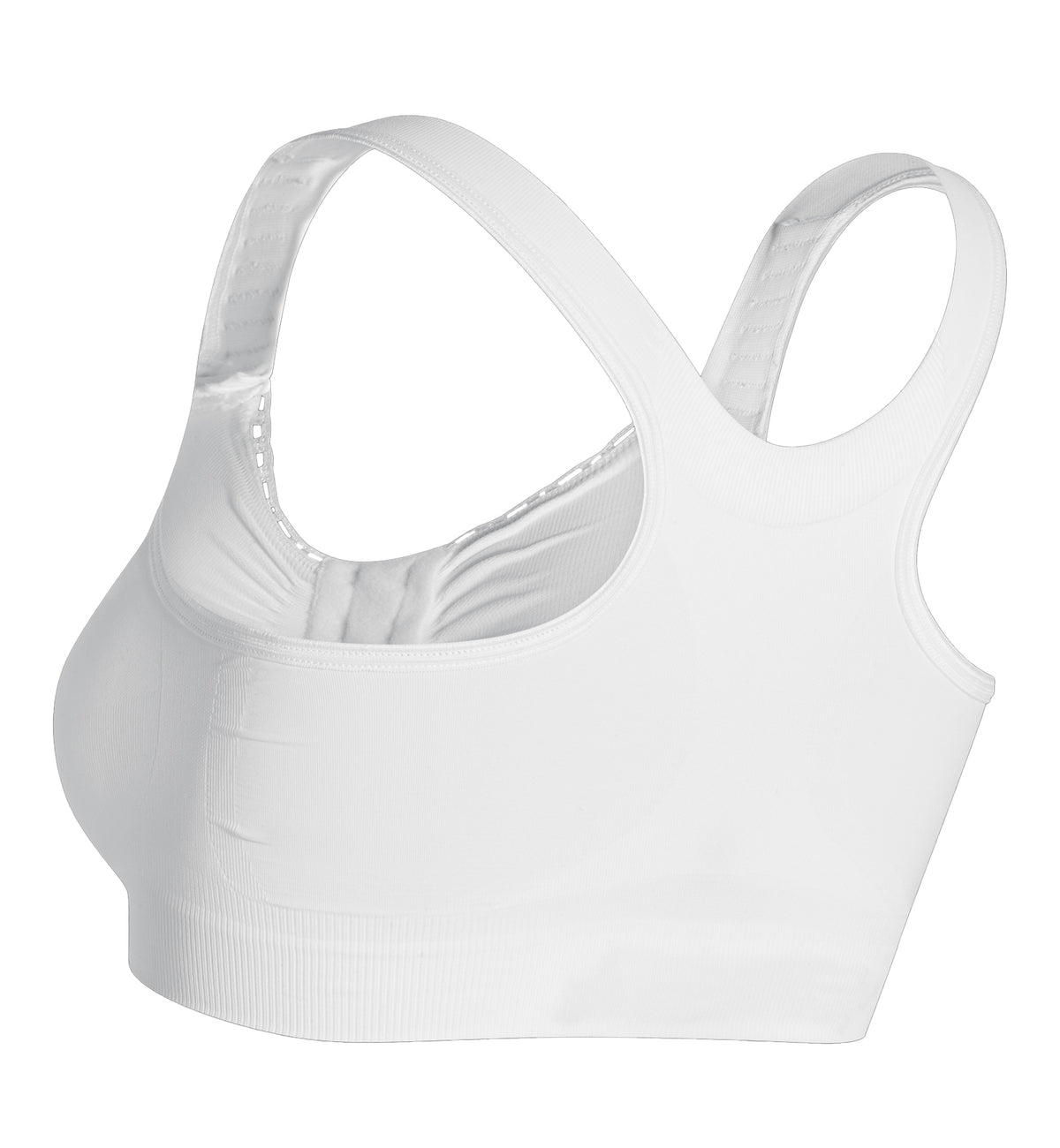 Carefix Alice Front Close Comfort Bra w/ Adjustable Straps (329150),Medium,White - White,Medium