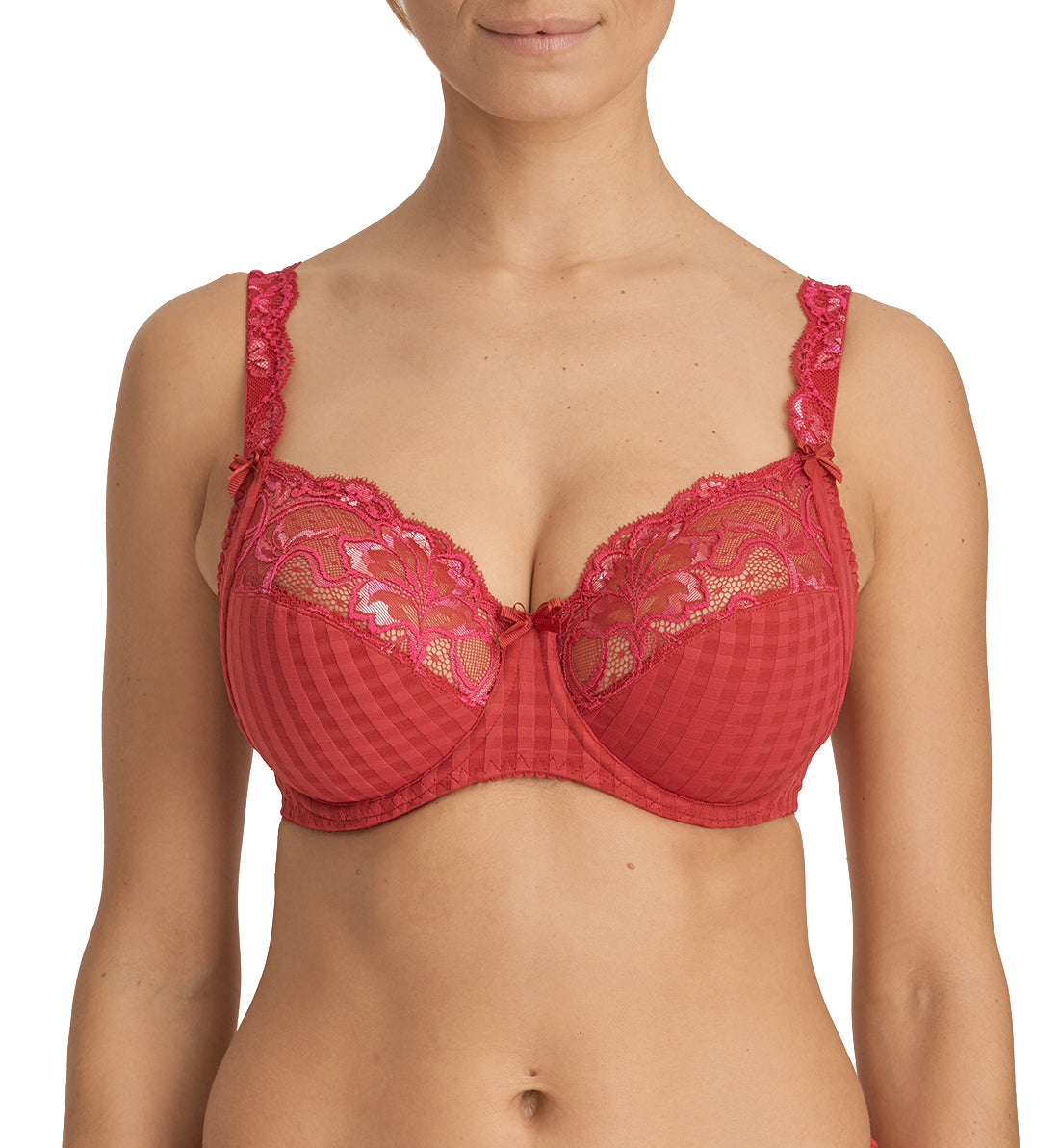 PrimaDonna Madison Full Cup Underwire Bra (0162120),32D,Persian Red - Persian Red,32D