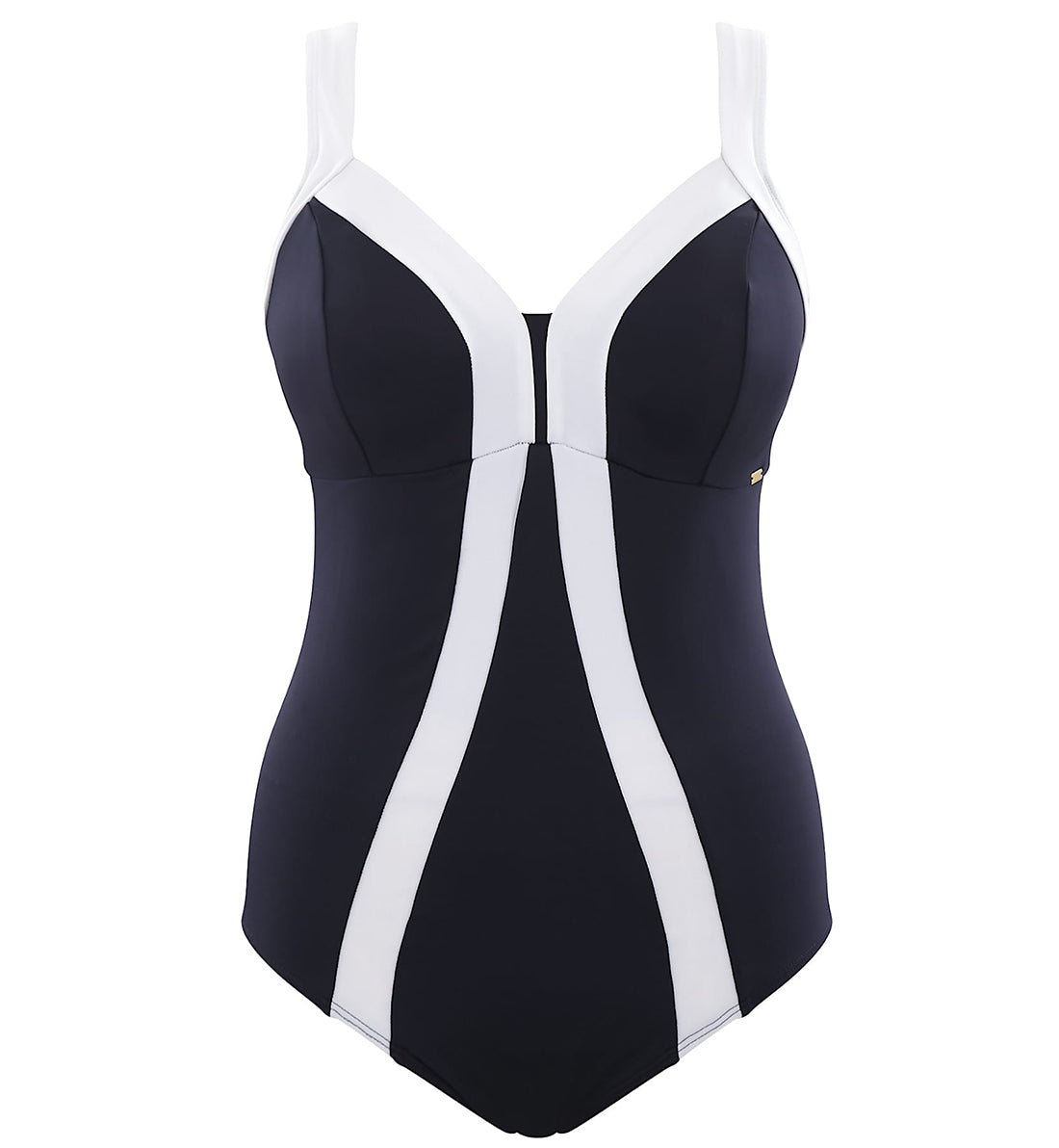 Panache Catarina One-Piece Underwire Swimsuit (SW1350),34K,Midnight/White - Midnight/White,34K