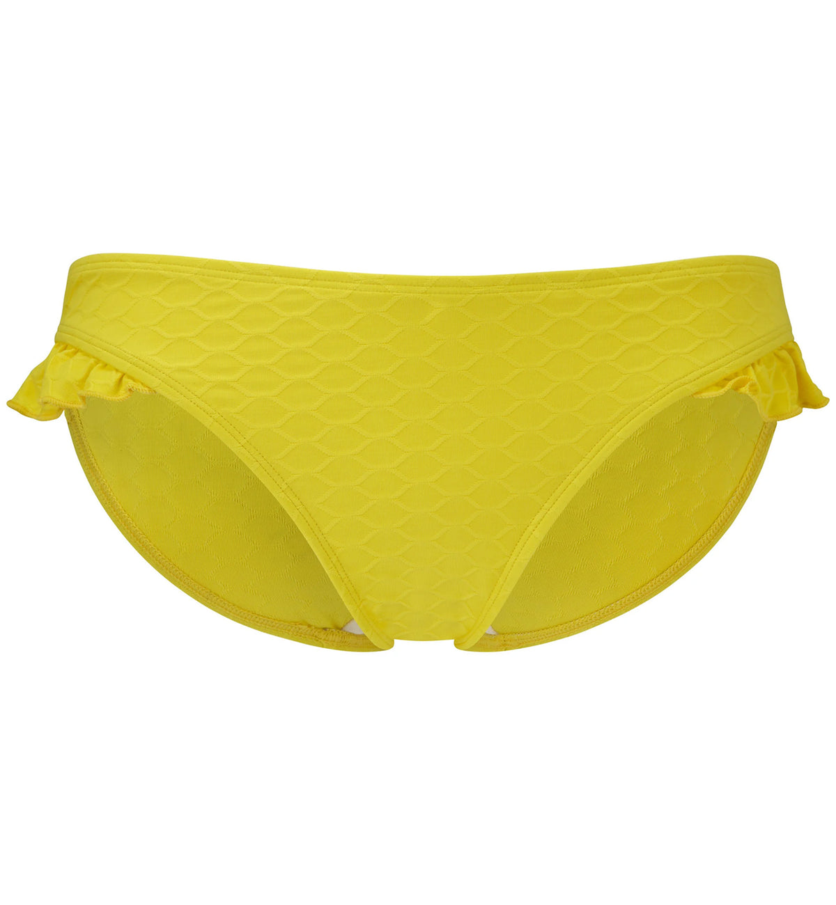 Cleo by Panache Matilda Frill Bikini Brief (CW0089),XS,Yellow - Yellow,XS