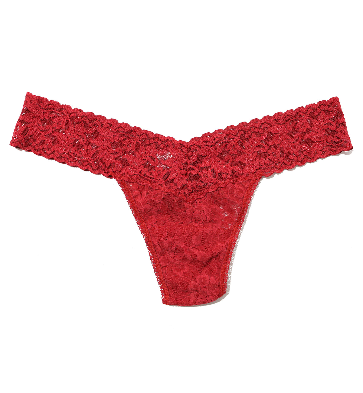 Hanky Panky Signature Lace Low Rise Thong (4911P),Burnt Sienna - Burnt Sienna,One Size