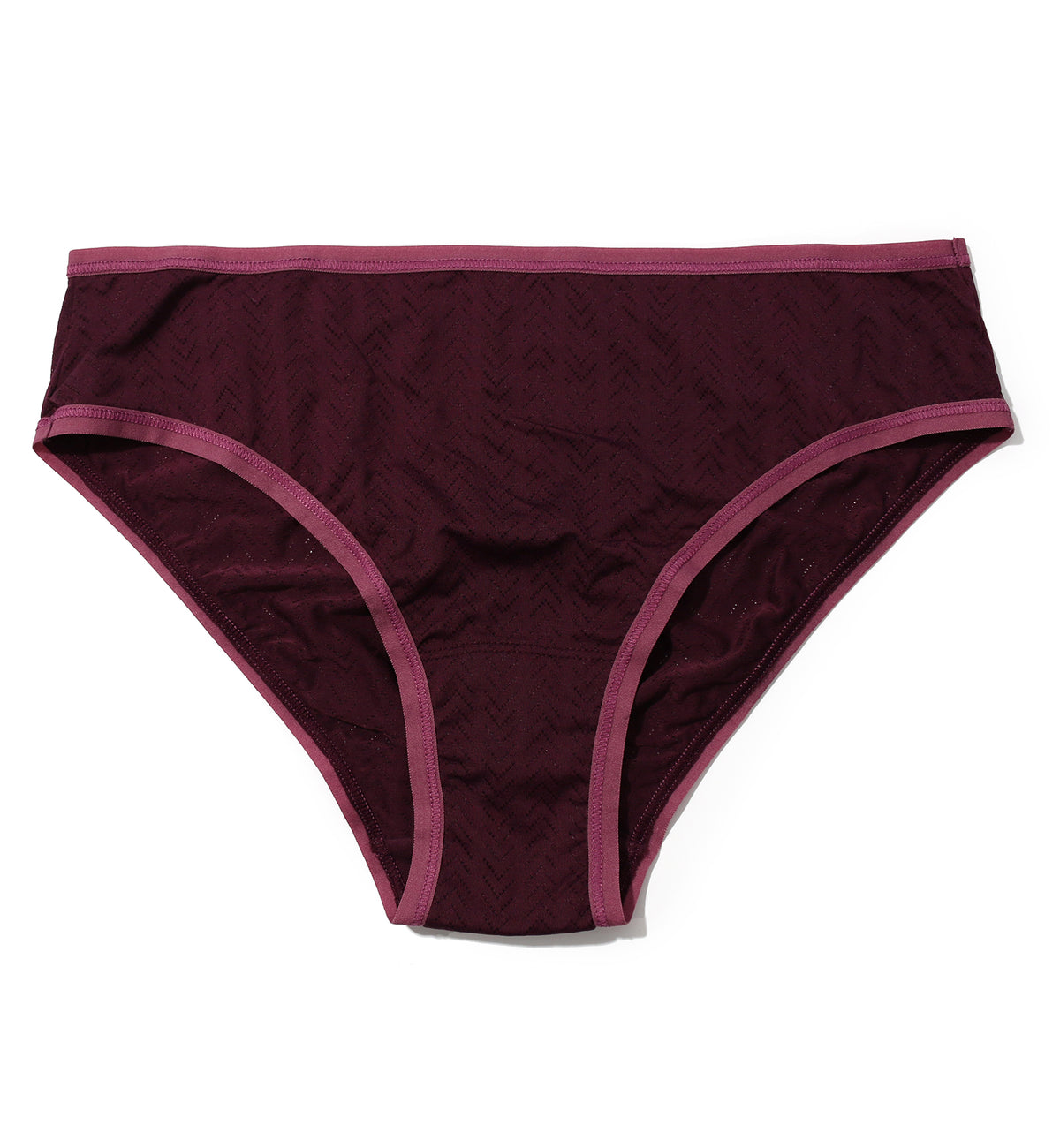 Hanky Panky MoveCalm Ruched Back Brief (2P2184),XS,Dried Cherry/Damson Plum - Dried Cherry/Damson Plum,XS