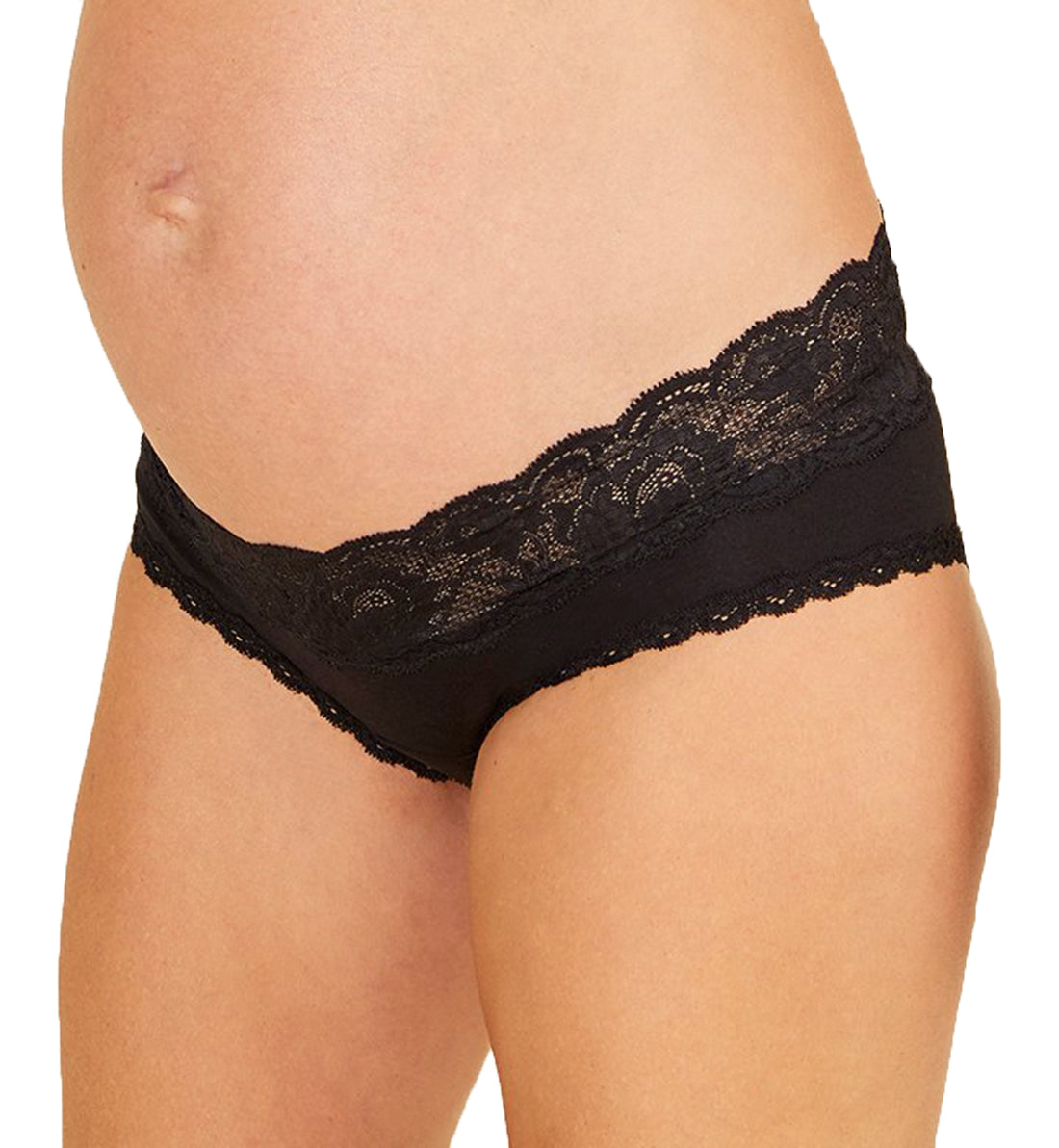 Cosabella Mommie Maternity Hotpant (NEVER0742),Small,Black - Black,Small