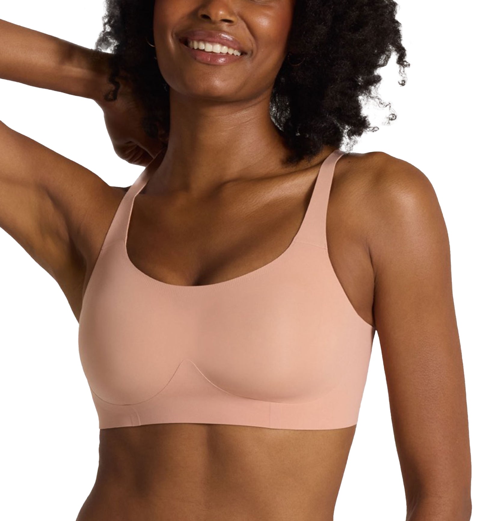 Evelyn & Bobbie STRUCTURED SCOOP Bralette (1801),Small,Himalayan Salt - Himalayan Salt,Small