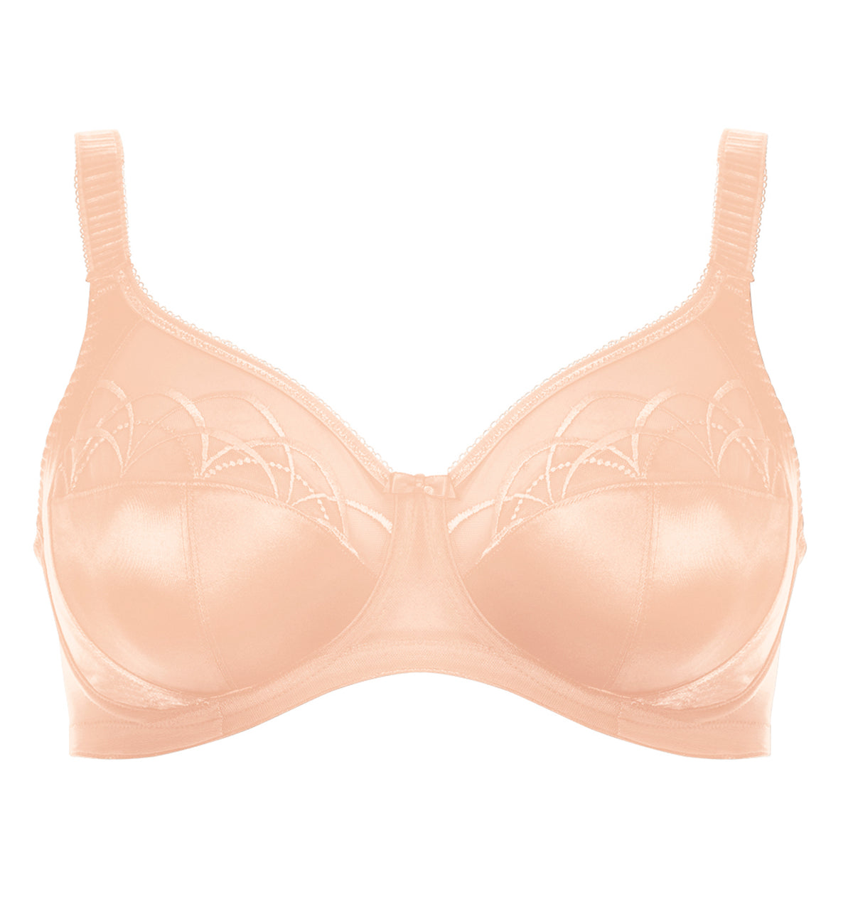 Elomi Cate Embroidered Full Cup Banded Underwire Bra (4030),34H,Latte - Latte,34H