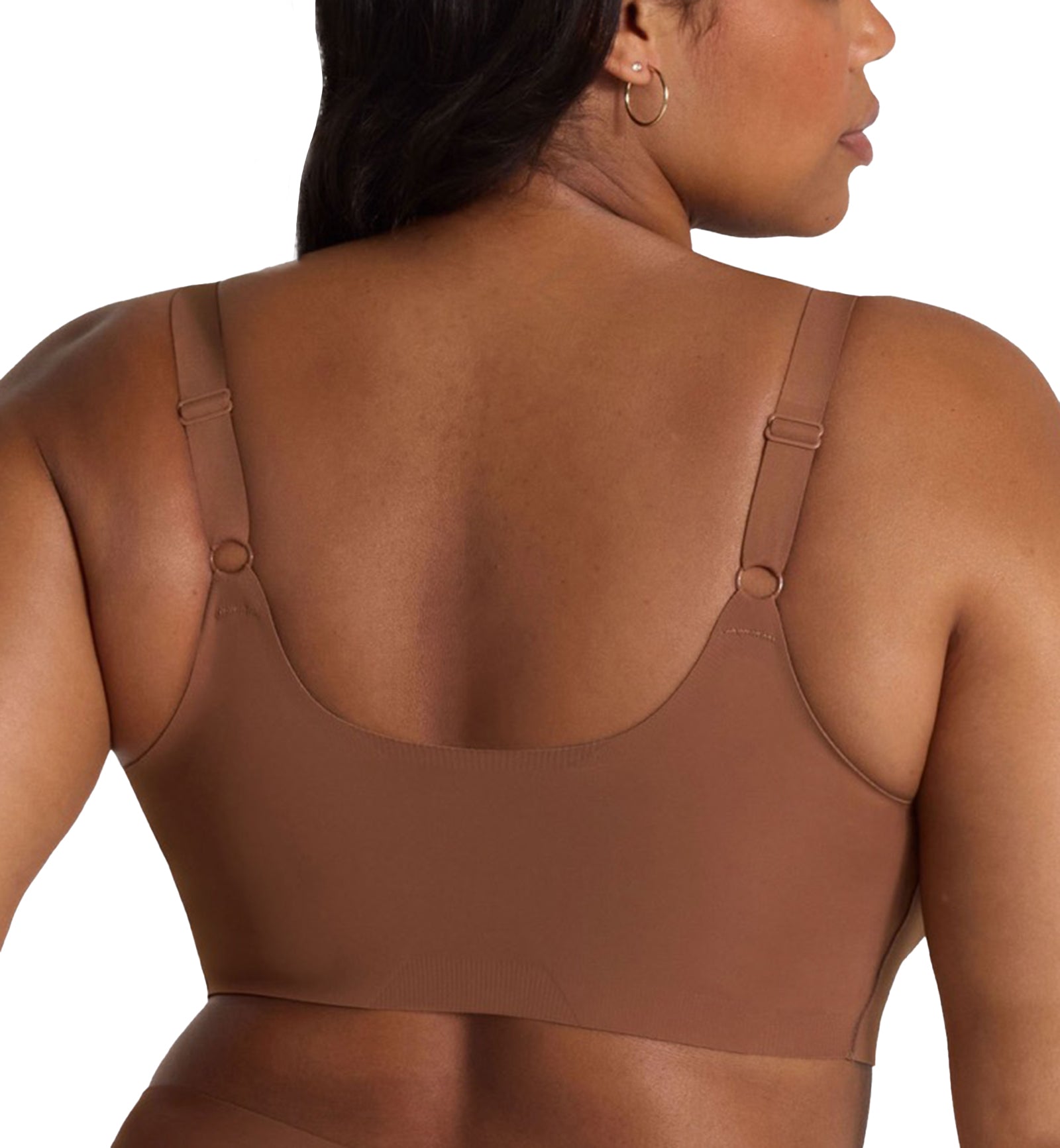 Evelyn & Bobbie STRUCTURED SCOOP Bralette (1801),Small,Clay - Clay,Small