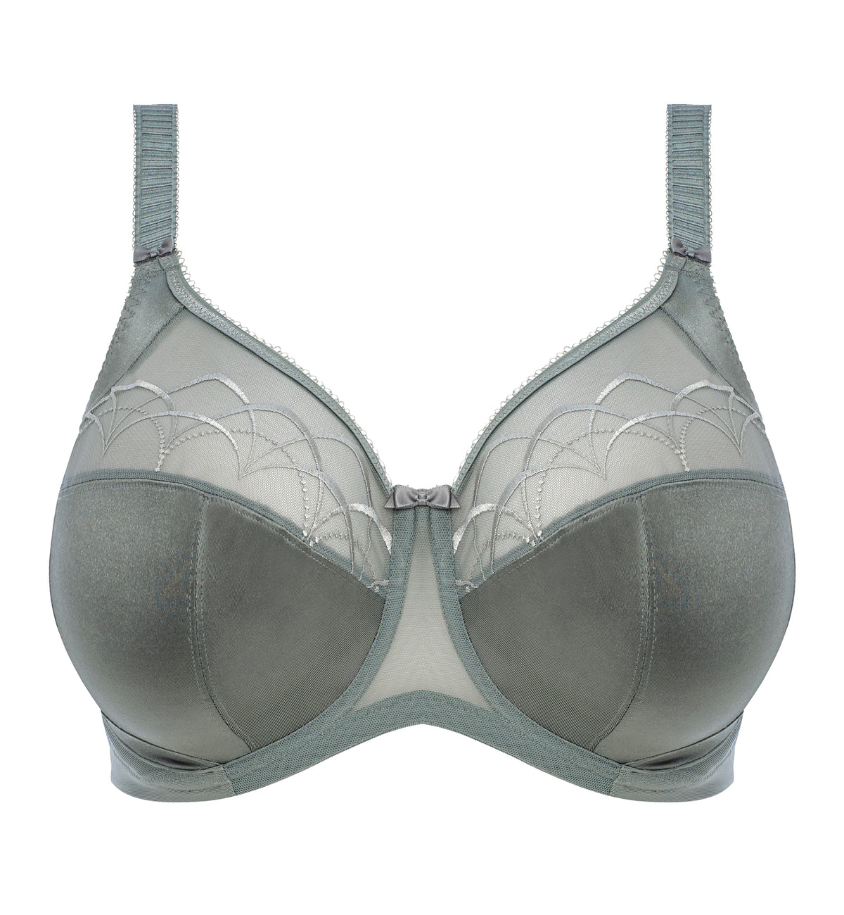 Elomi Cate Embroidered Full Cup Banded Underwire Bra (4030),34HH,Willow - Willow,34HH