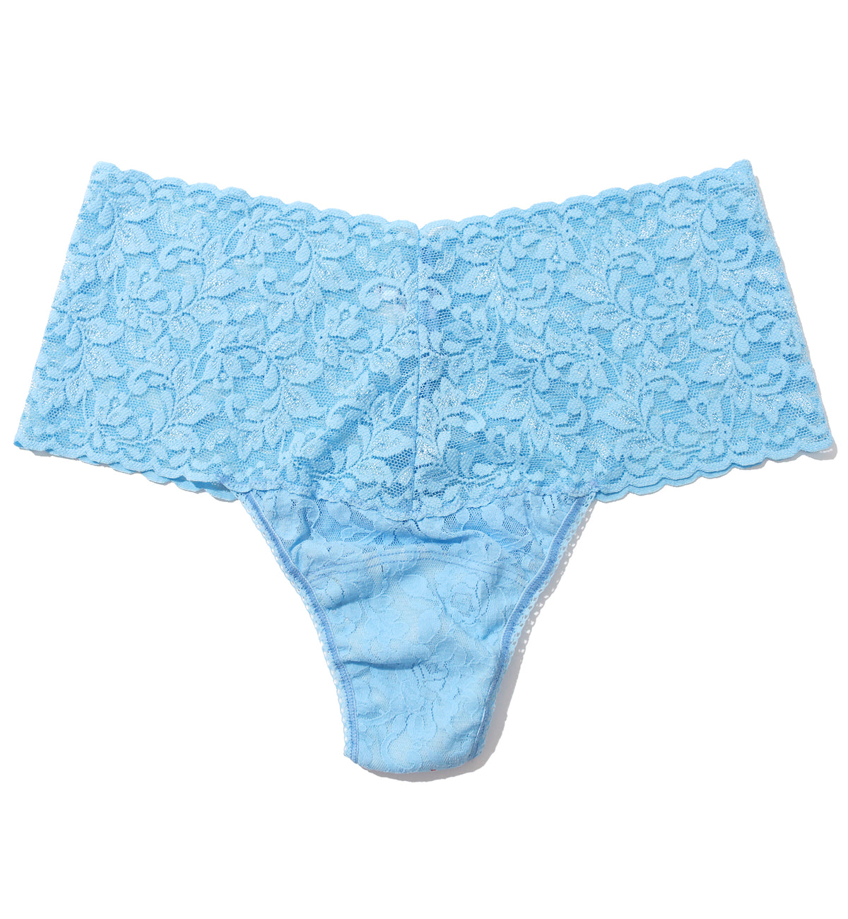 Hanky Panky Retro Lace Thong (9K1926P),Partly Cloudy - Partly Cloudy,One Size
