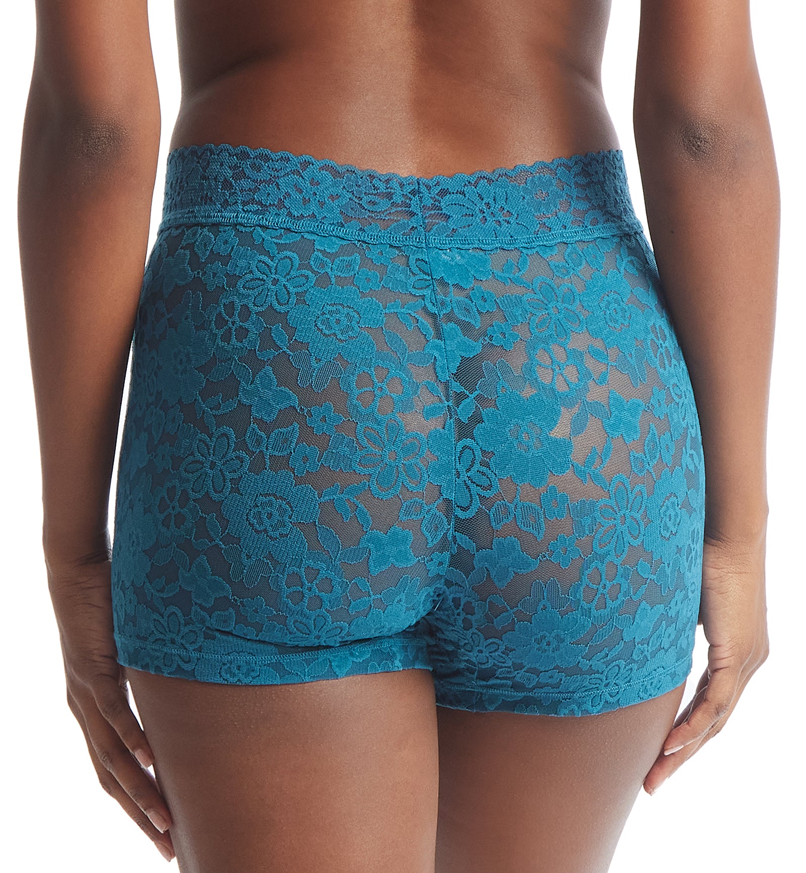 Hanky Panky Daily Lace Boxer Brief (771252P),XS,Earth Dance - Earth Dance,XS