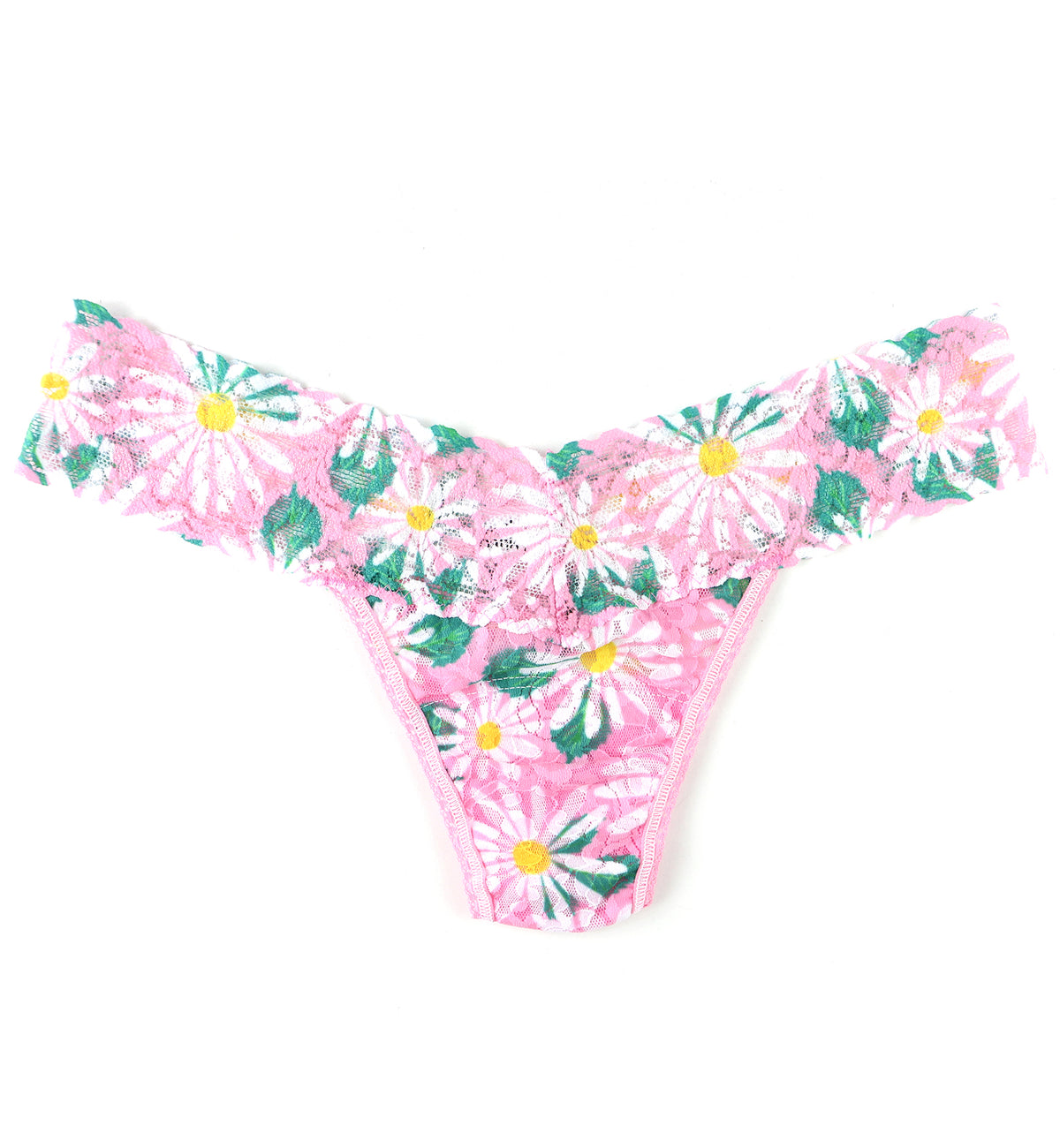 Hanky Panky Signature Lace Printed Low Rise Thong (PR4911P),Hello Spring - Hello Spring,One Size