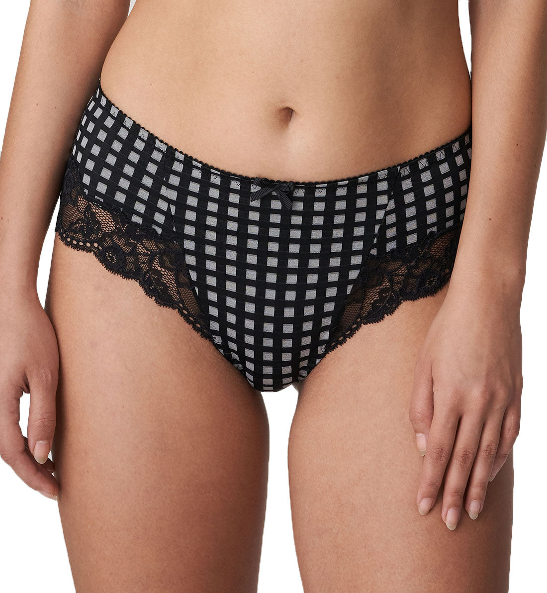 PrimaDonna Madison Matching Hotpants Panty (0562127),Small,Crystal Black - Crystal Black,Small