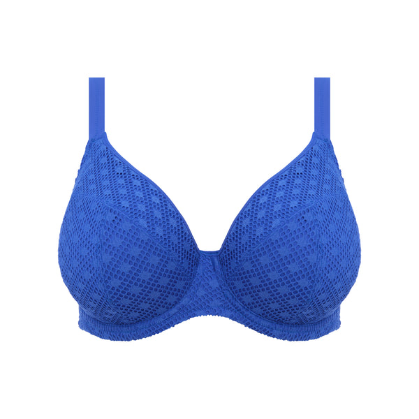 Elomi Bazaruto Plunge Underwire Bikini Top (ES800602)- Sapphire