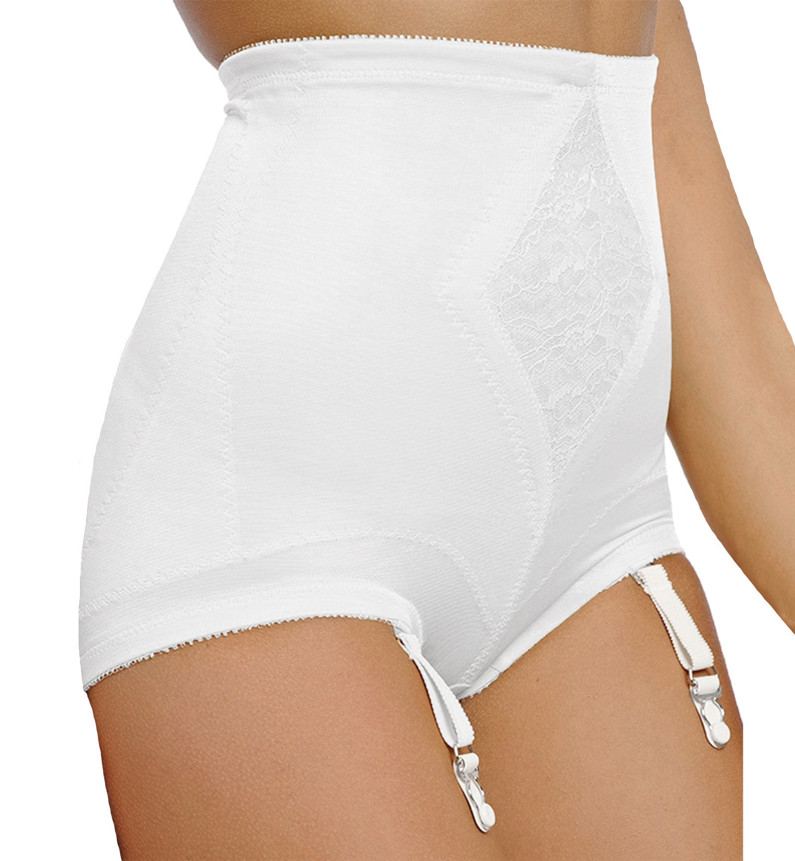 Rago Medium Control Panty Brief (6195),Small,White - White,Small