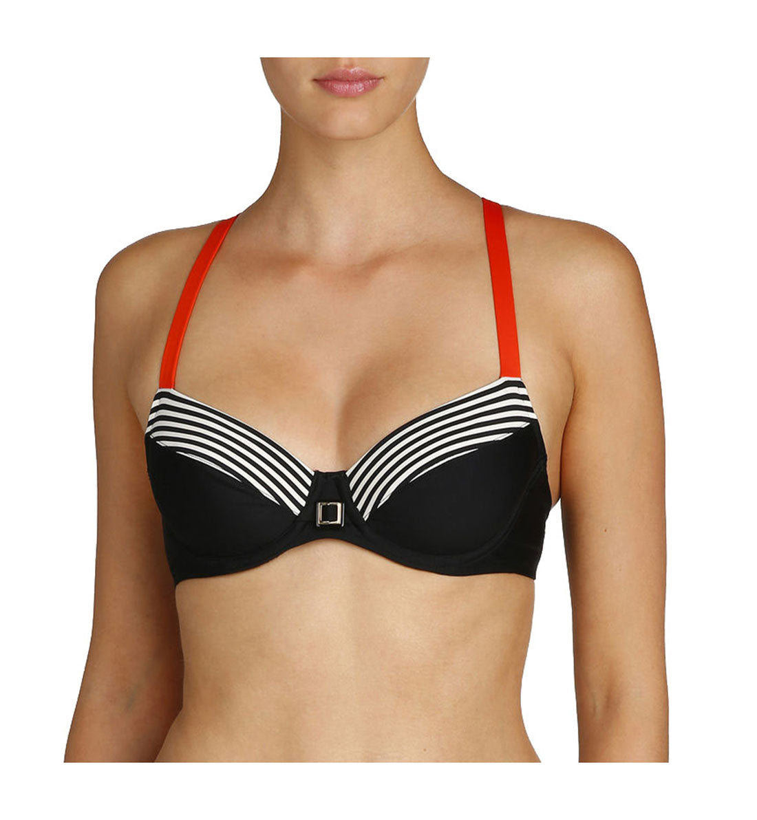 Marie Jo Grace Full Cup Underwire Swim Bikini Top (100-0110),32D,Pili - Pili,32D