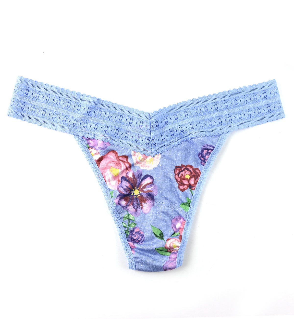 Hanky Panky Printed DreamEase Original Rise Thong (PR681104),Chatsworth House - Chatsworth House,One Size
