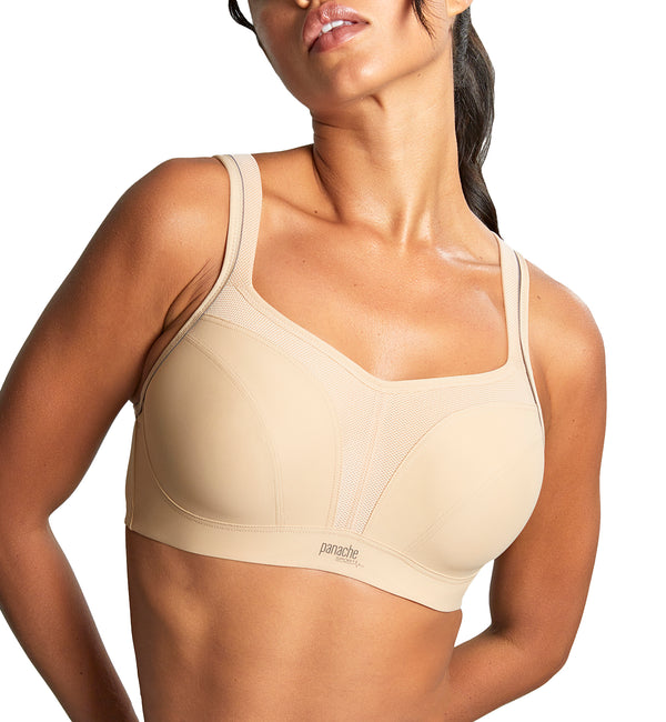 Panache Power Underwire Sports Bra (5021) - Latte - Breakout Bras