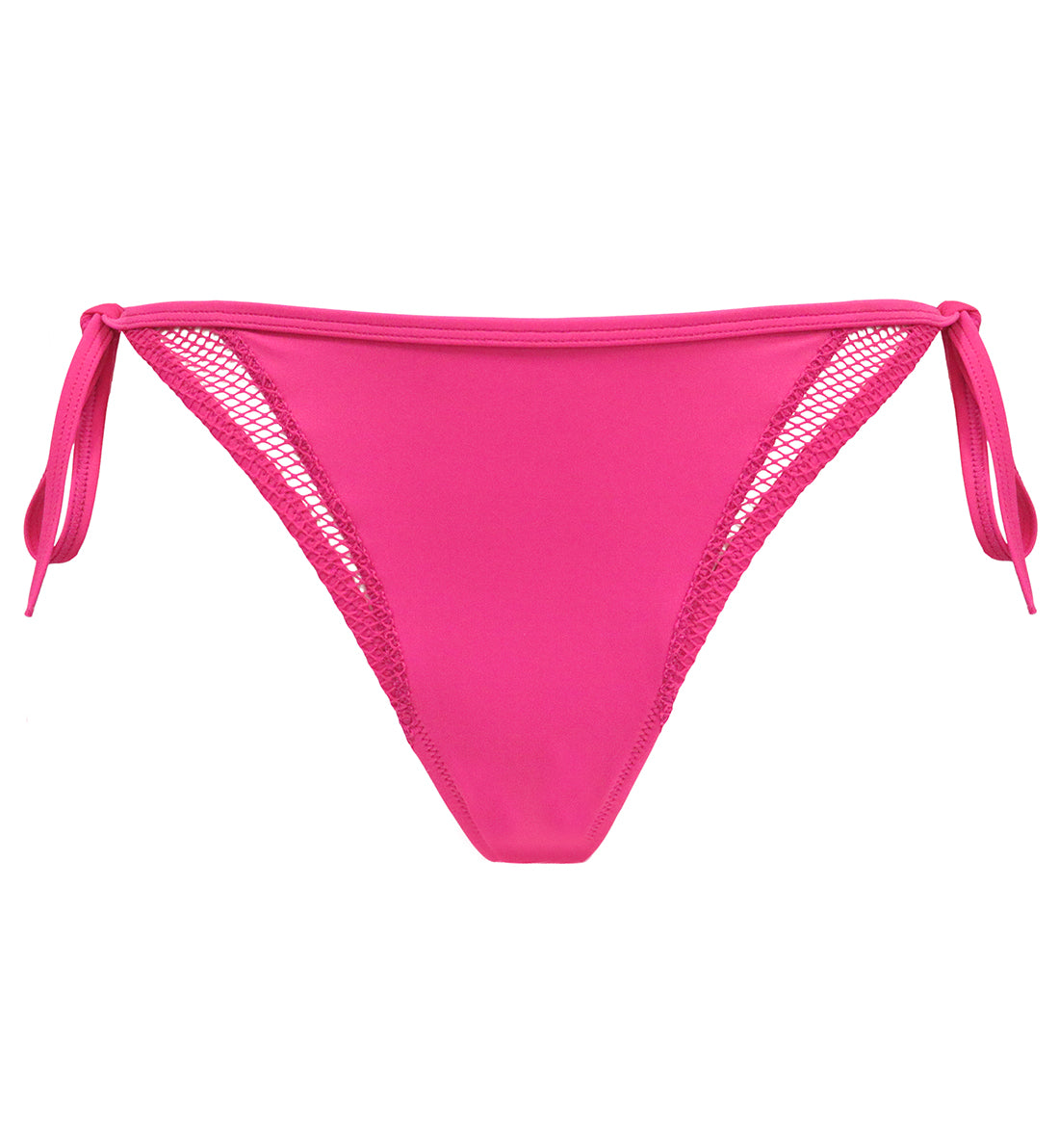 Pour Moi Glamazon High Leg Tie Side Swim Brief (30018),XS,Hot Pink - Hot Pink,XS