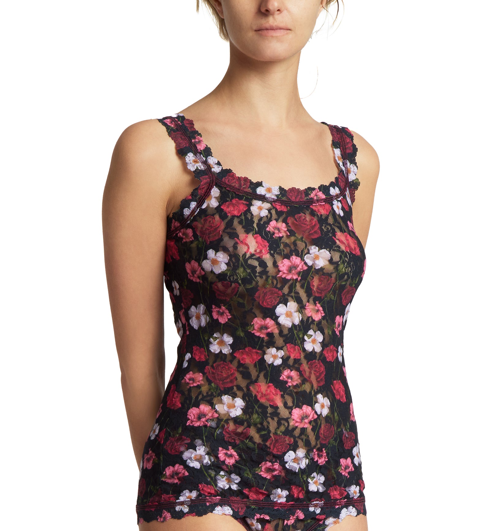 Hanky Panky Signature Lace Printed Unlined Camisole (PR1390L),XS,Am I Dreaming - Am I Dreaming,XS