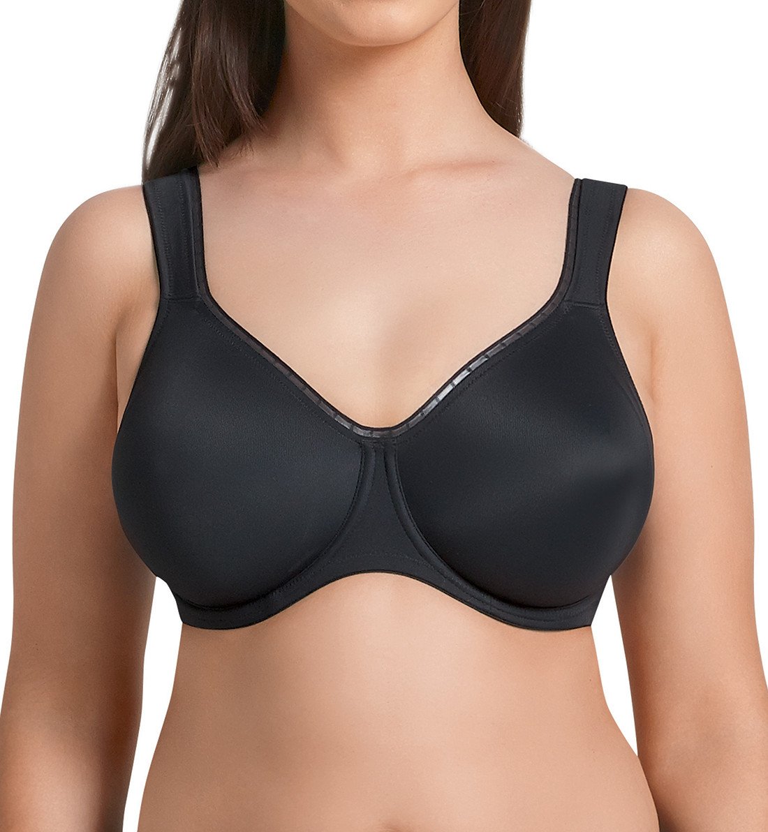 Rosa Faia by Anita Twin Firm Seamless Support Underwire Bra (5694),30D,Black - Black,30D