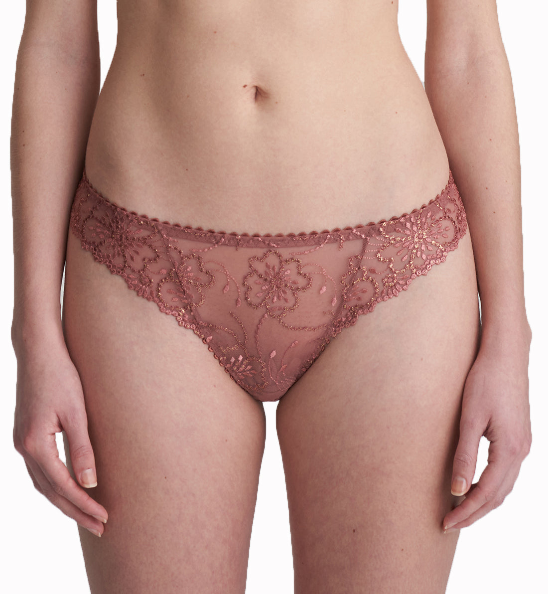 Marie Jo Jane Matching Thong (0601330),XS,Red Copper - Red Copper,XS