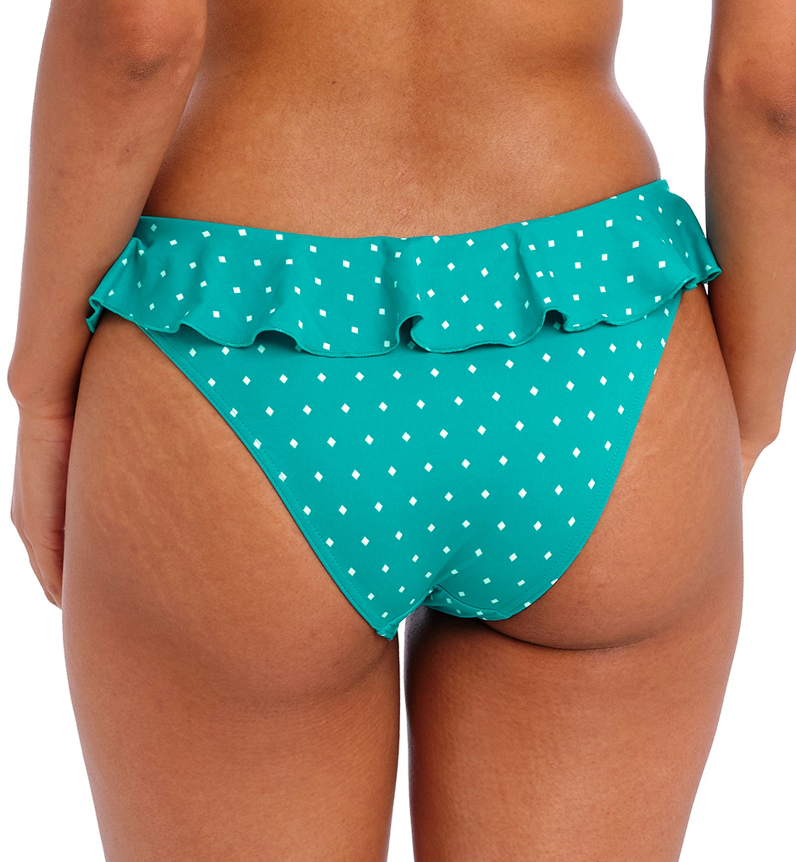 Freya Jewel Cove Italini with Frill Swim Brief (7235),Medium,Marine - Marine,Medium