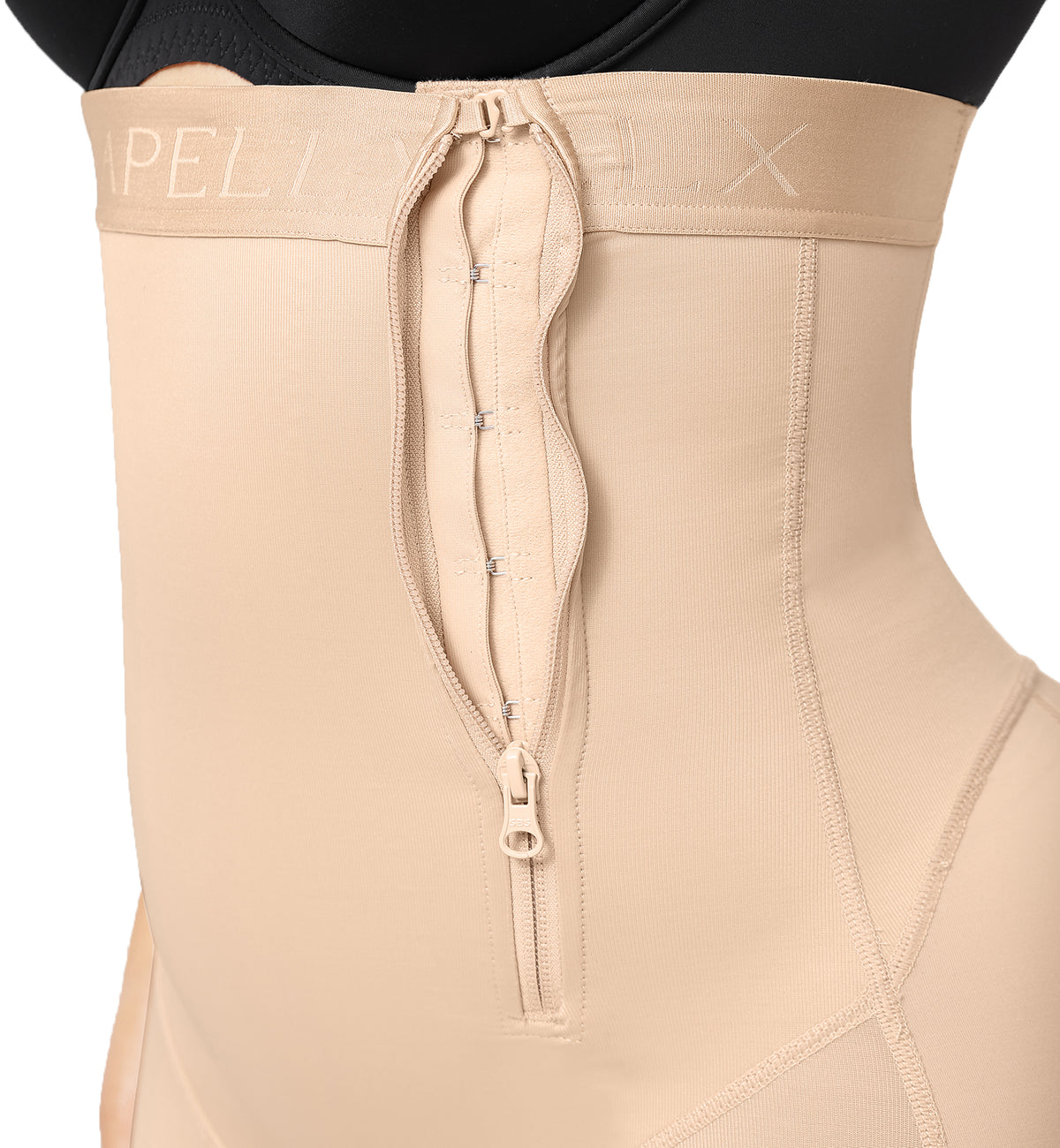 SHAPELLX BOOT-YEAH SilkSculpt High-Waisted Short (MT230442),Small,Beige - Beige,Small