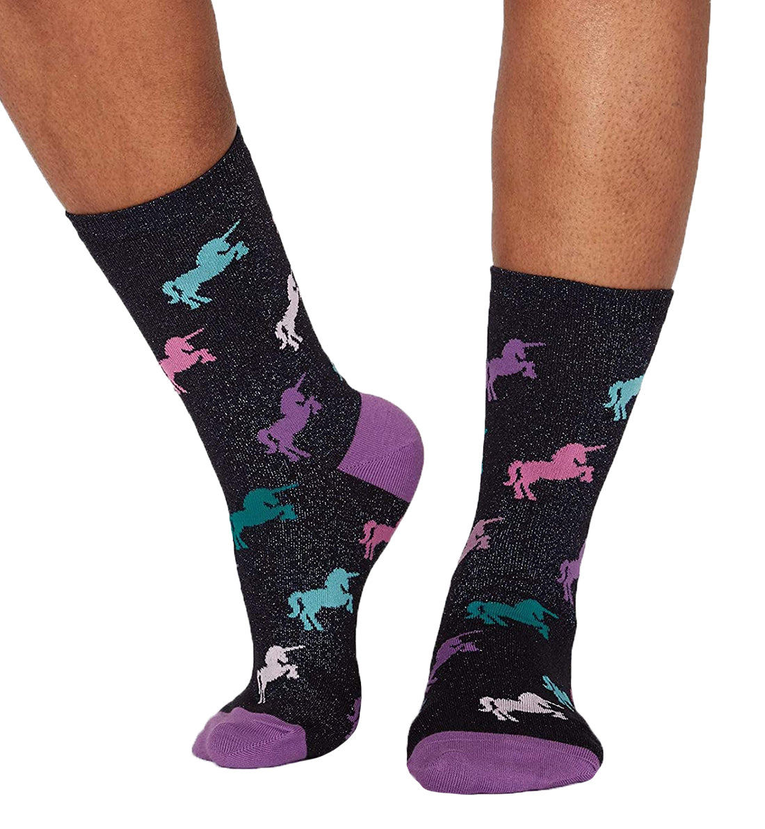 SOCK it to me Women's Crew Socks (w0229),Keep Prancing - Keep Prancing,One Size