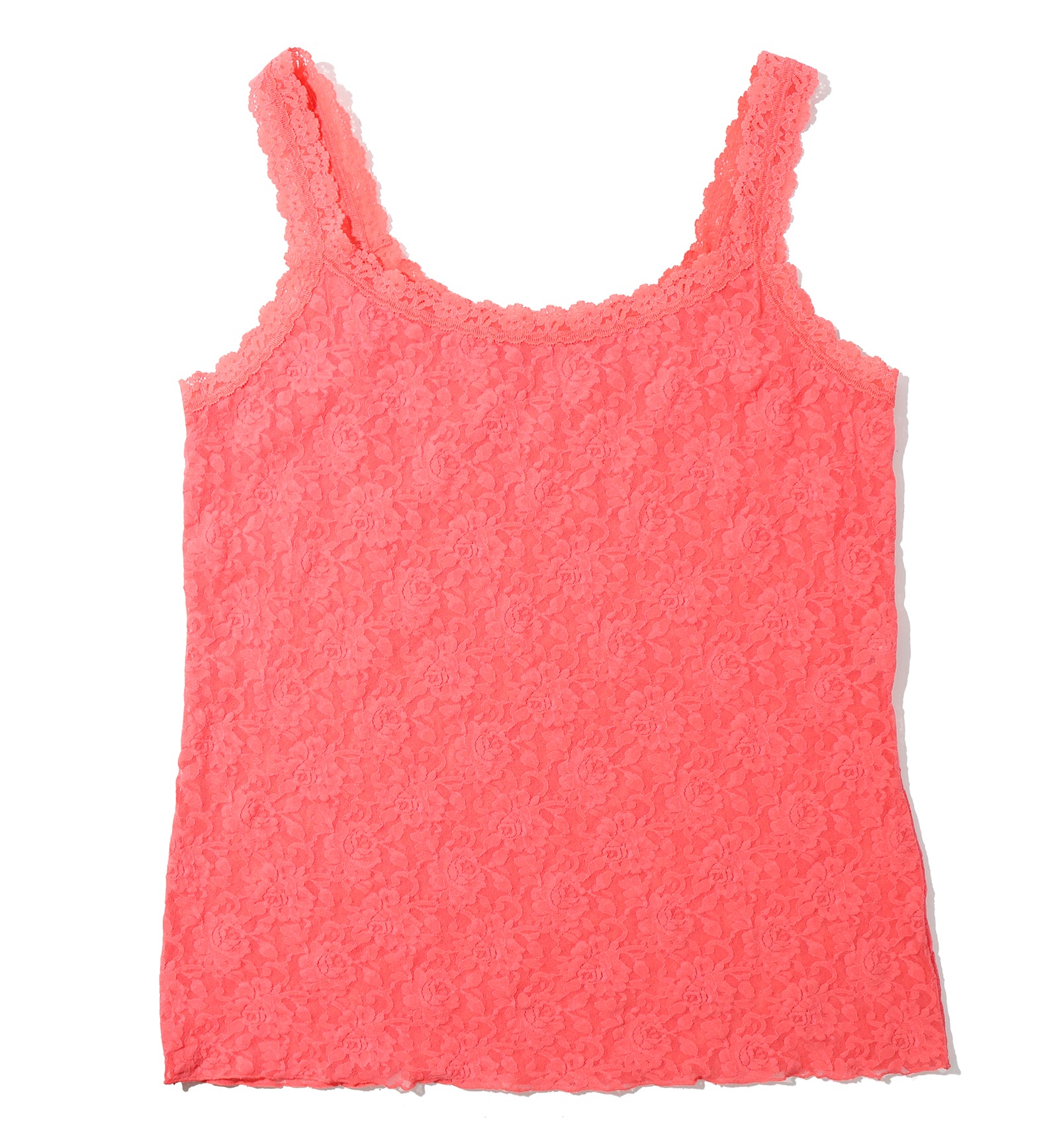 Hanky Panky Signature Lace Unlined Camisole PLUS (1390LX),1X,Courageous Coral - Courageous Coral,1X