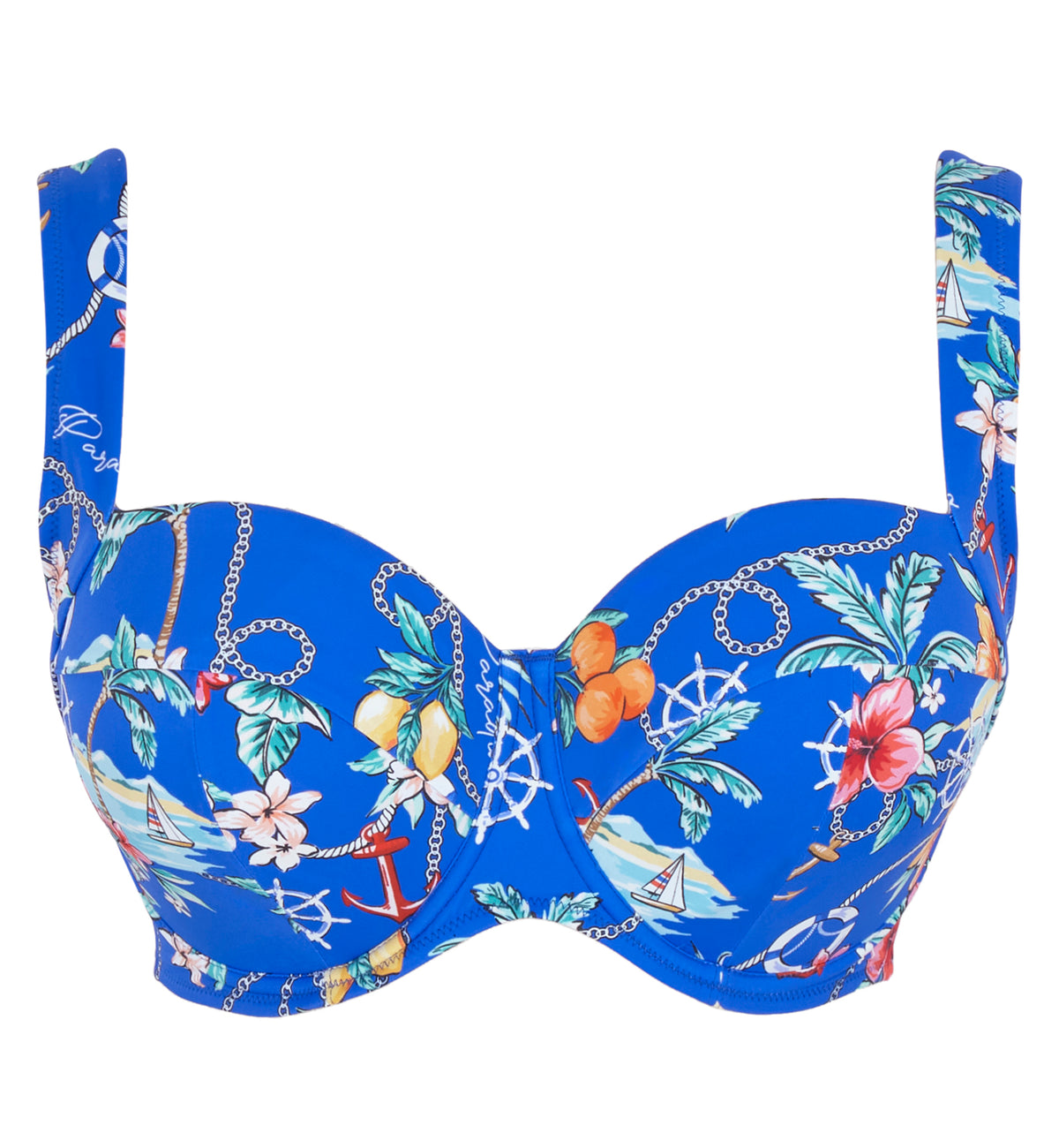 Panache Olivia Full Cup Underwire Bikini Top (SW1722),30E,Paradiso Print - Paradiso Print,30E