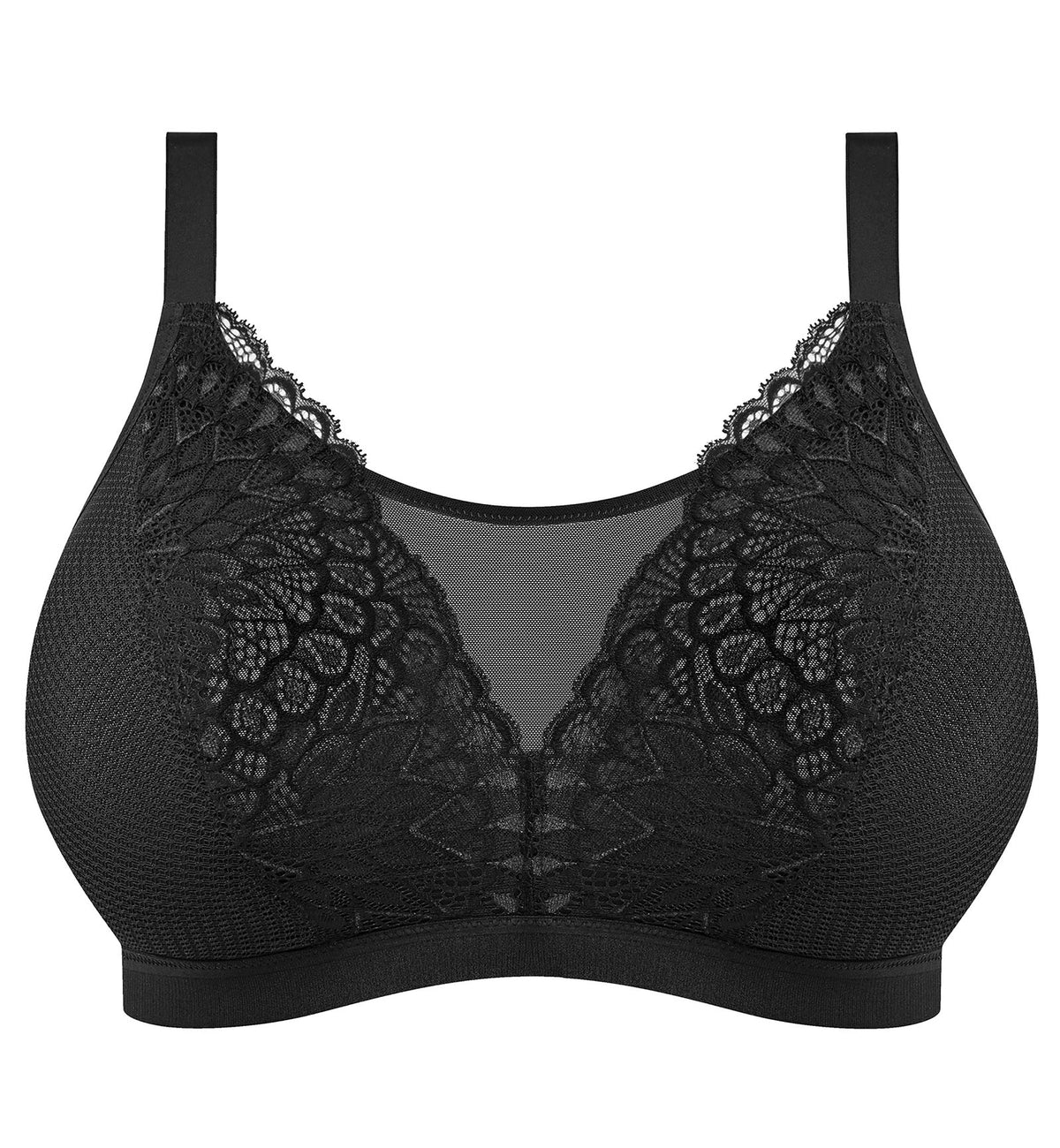 Elomi Tiernie Non Wire Bralette (303317),44H,Black - Black,44H