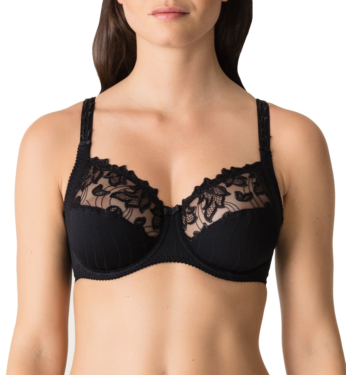 PrimaDonna Deauville Full Cup Underwire Bra (0161811),34G,Black - Black,34G