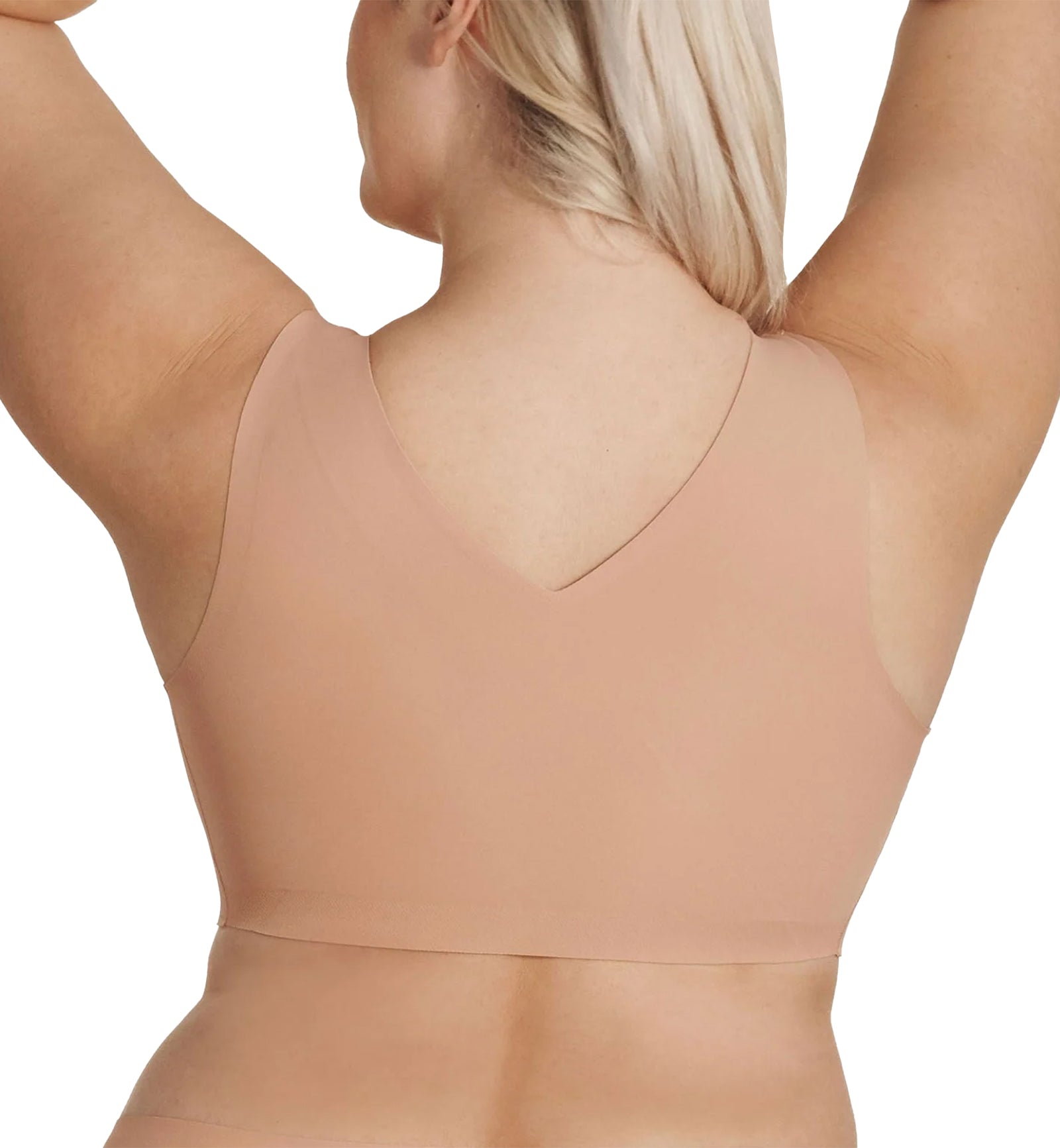 Evelyn & Bobbie DEFY V-Neck Bralette w/ Removable Pads (1728﻿),Small,Himalayan Salt - Himalayan Salt,Small