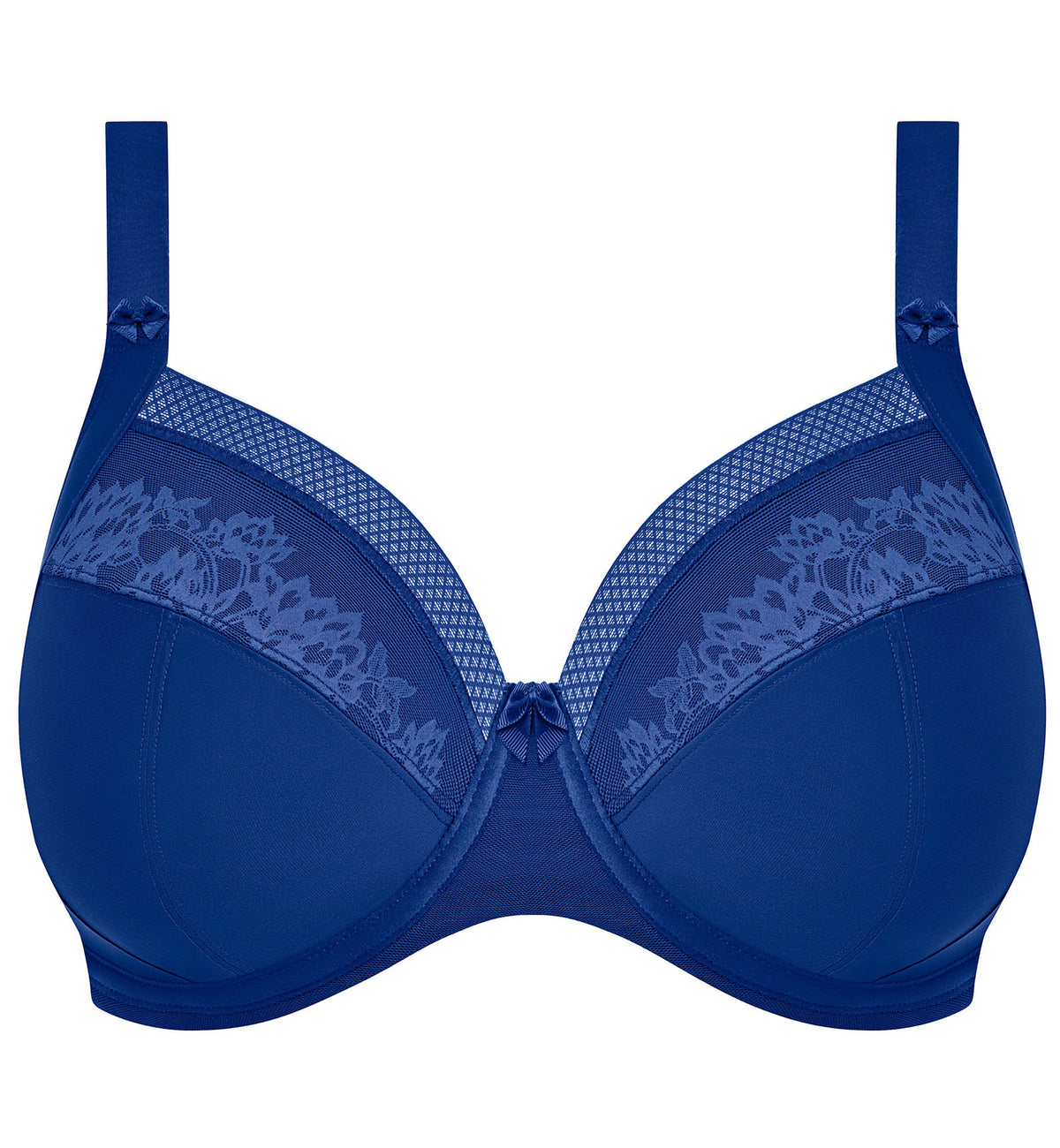 Elomi Nerina Stretch Lace Plunge Underwire Bra (302734),32G,French Navy - French Navy,32G