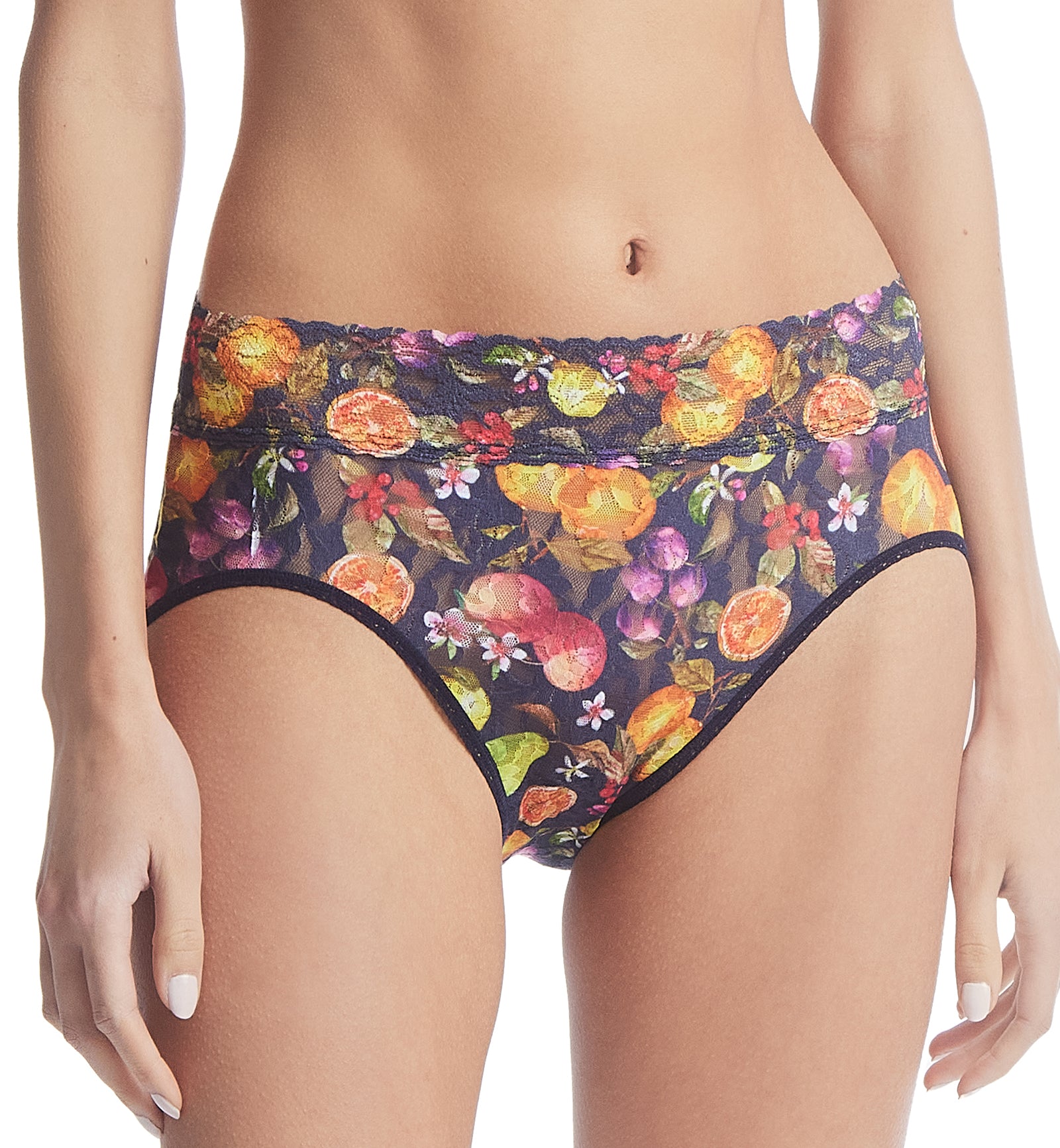 Hanky Panky Signature Lace Printed French Brief (PR461),Small,Picnic for One - Picnic for One,Small