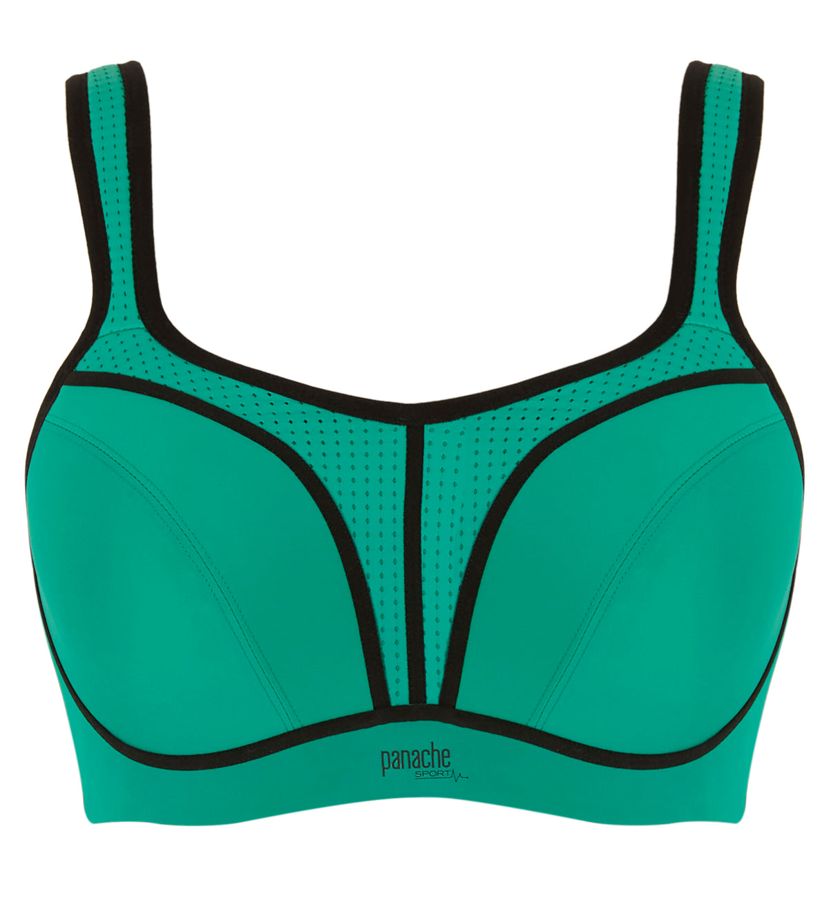 Panache Power Underwire Sports Bra (5021),28F,Green - Green,28F